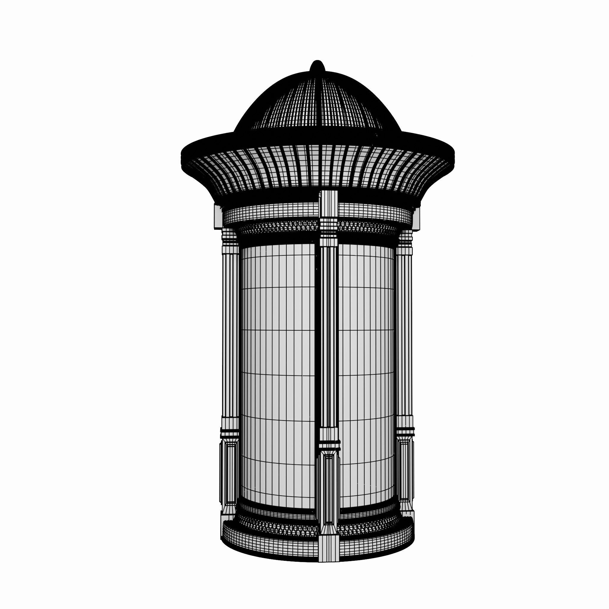 cafe de flore paris 3D model_33