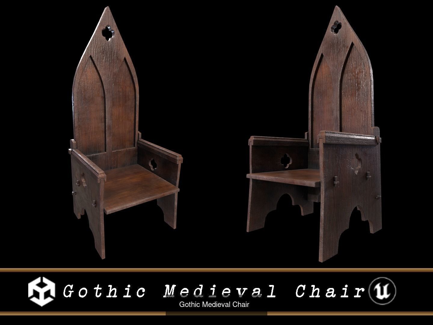 Medieval Furniture Pack Two 3D Model Collection_13
