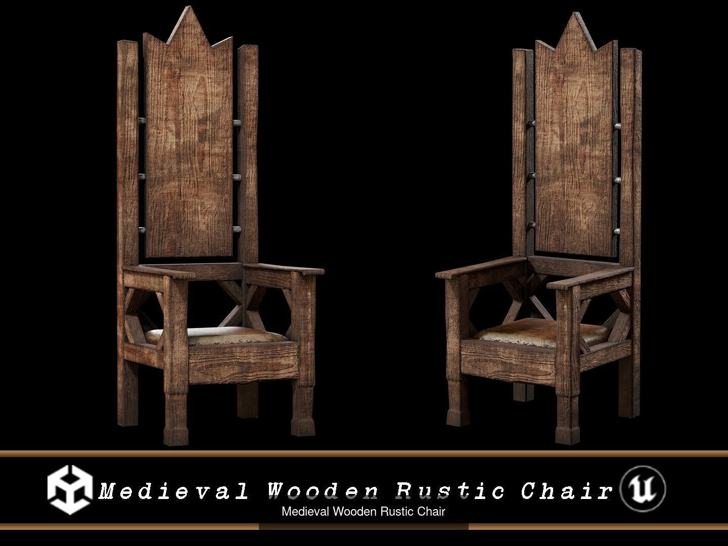 Medieval Furniture Pack Two 3D Model Collection_18