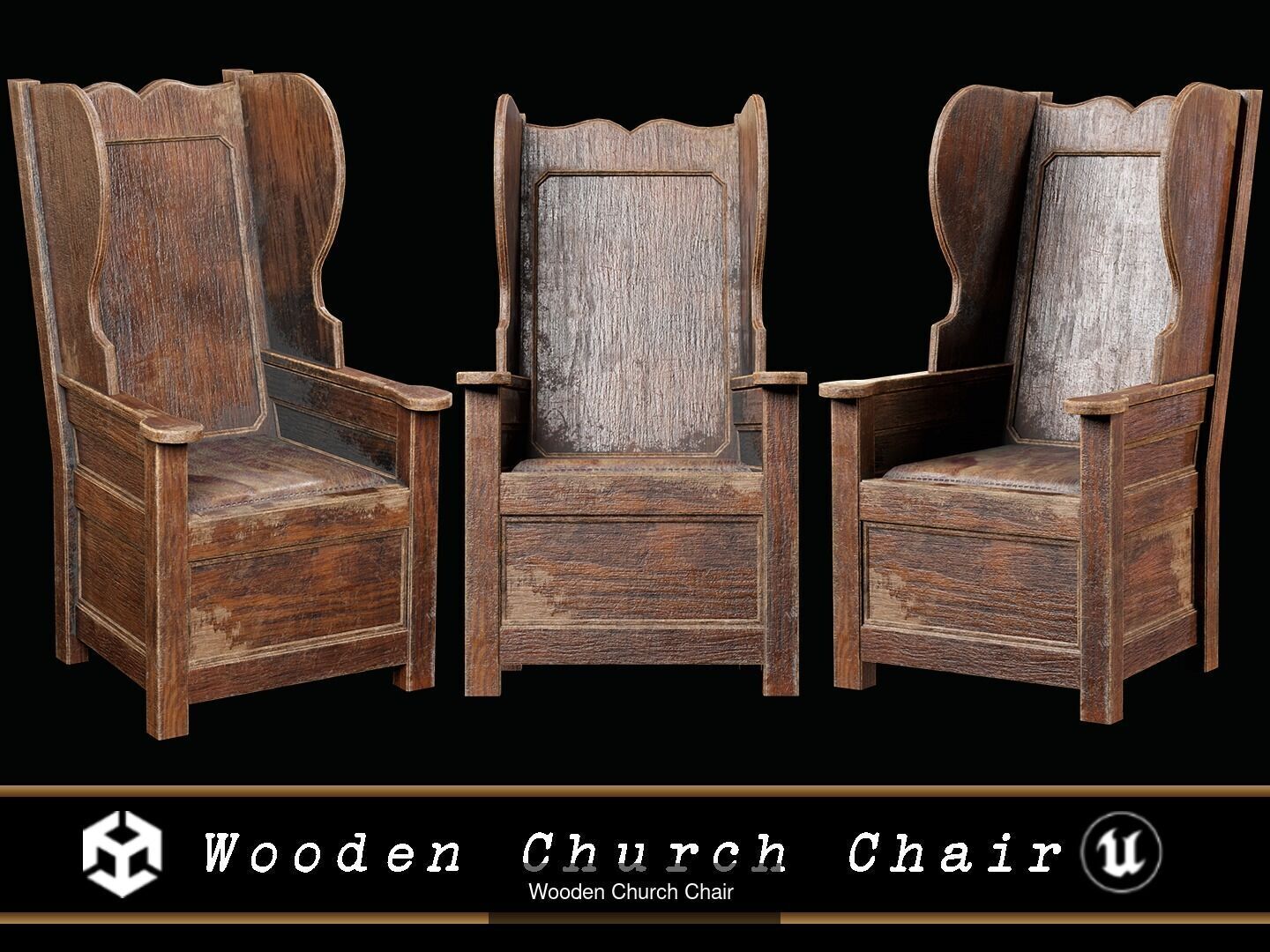 Medieval Furniture Pack Two 3D Model Collection_17