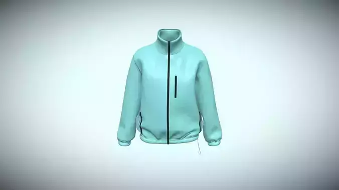 Girls Jacket - Sherpa in Low Poly