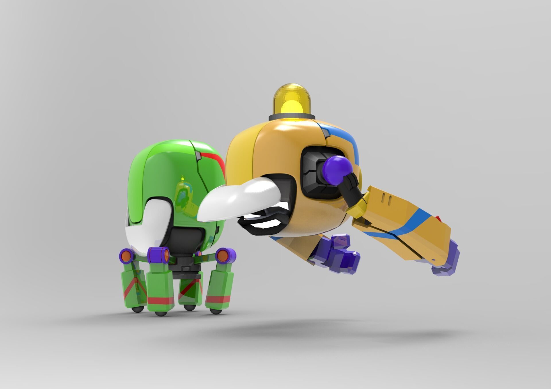 a cute robot Free 3D print model_10
