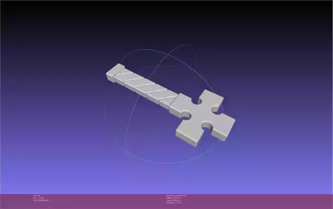 Fire Force Excalibur Hilt 3D print model