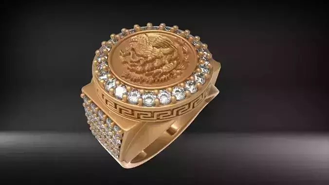 Coat of Arms Mexico - Escudo de Mexico RING