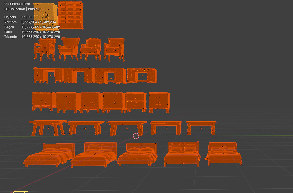 Furniture Megapack  3D print model_4