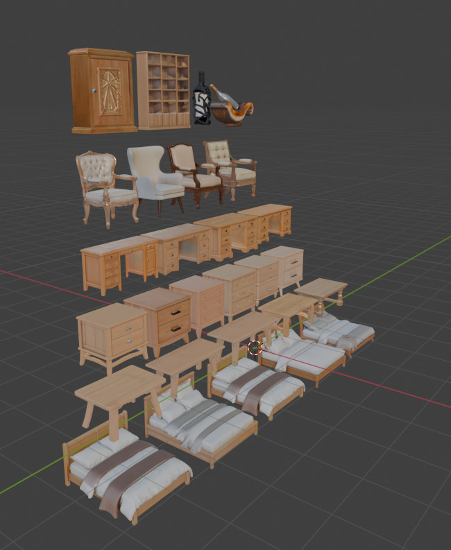 Furniture Megapack  3D print model_10