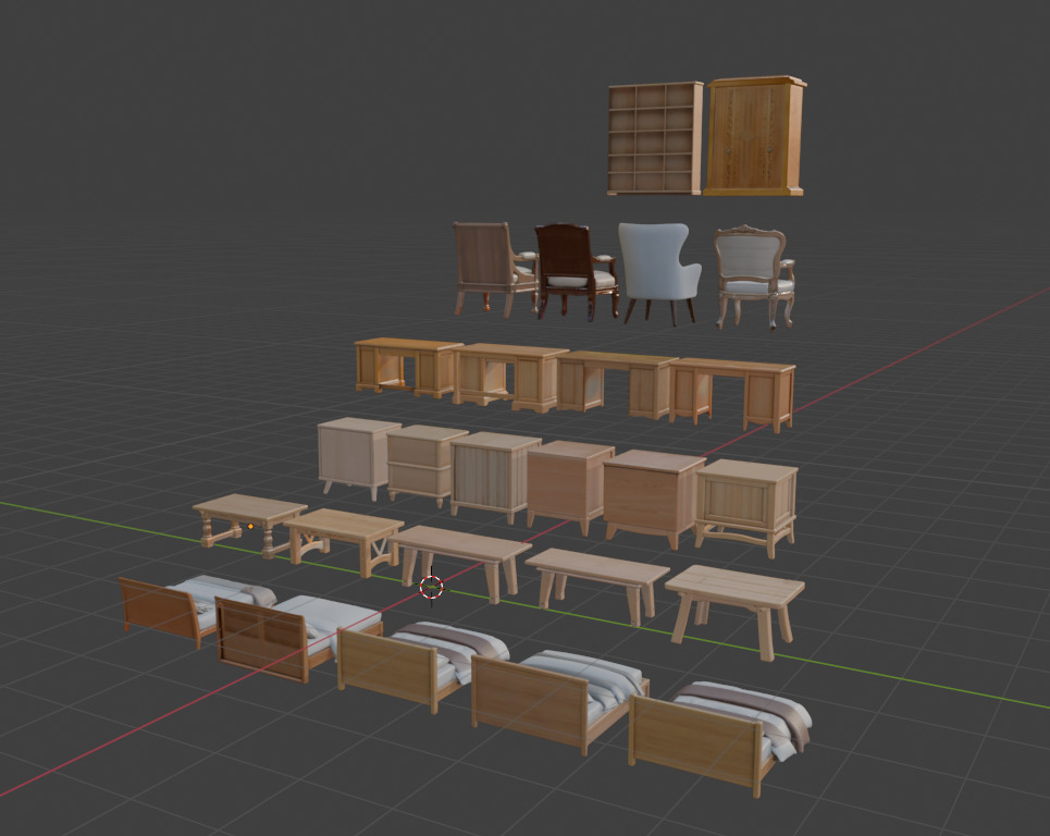 Furniture Megapack  3D print model_7