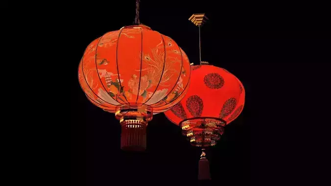 Chinese red lantern 
