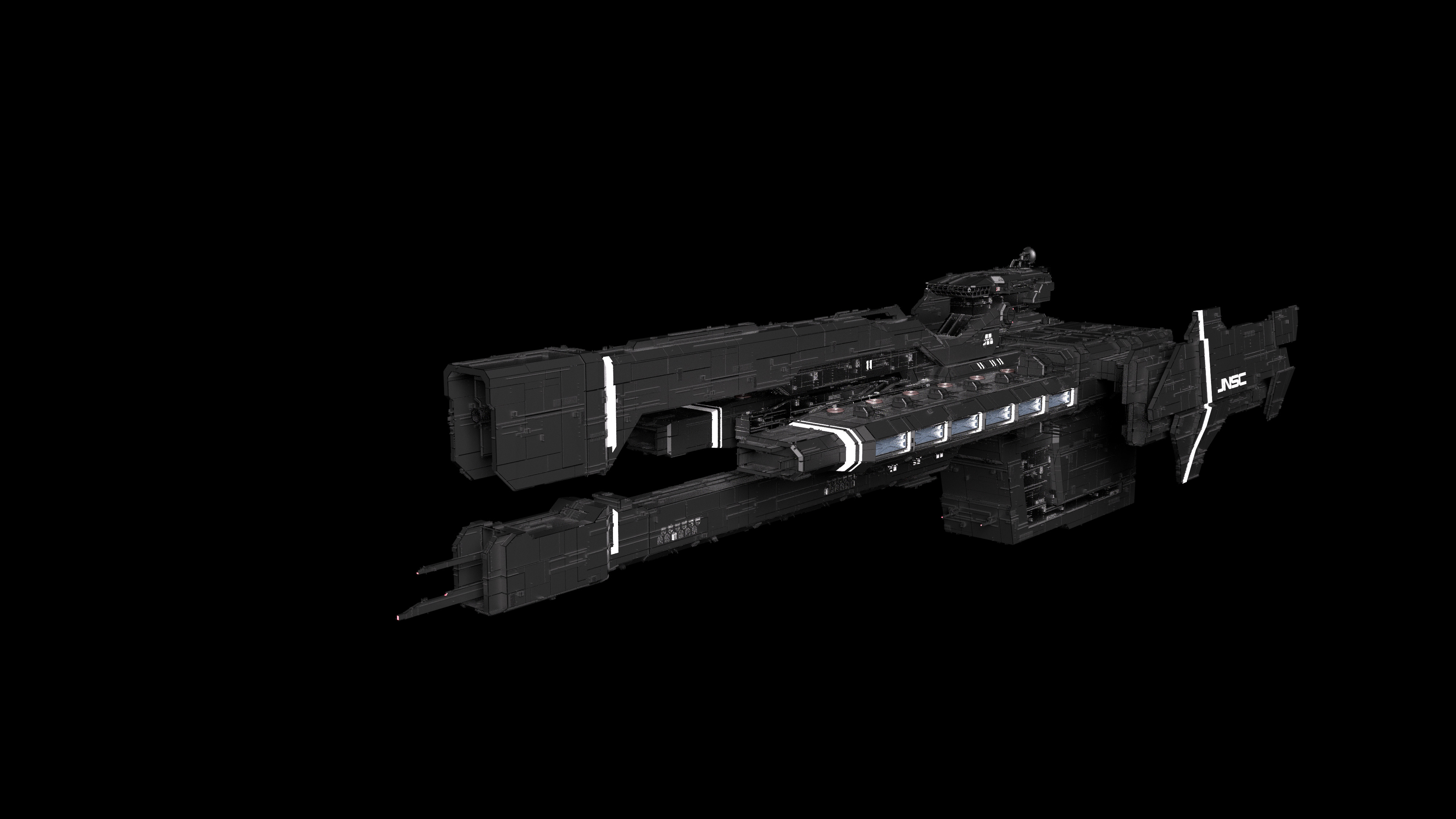 Charon Class Heavy Frigate 3D model_12