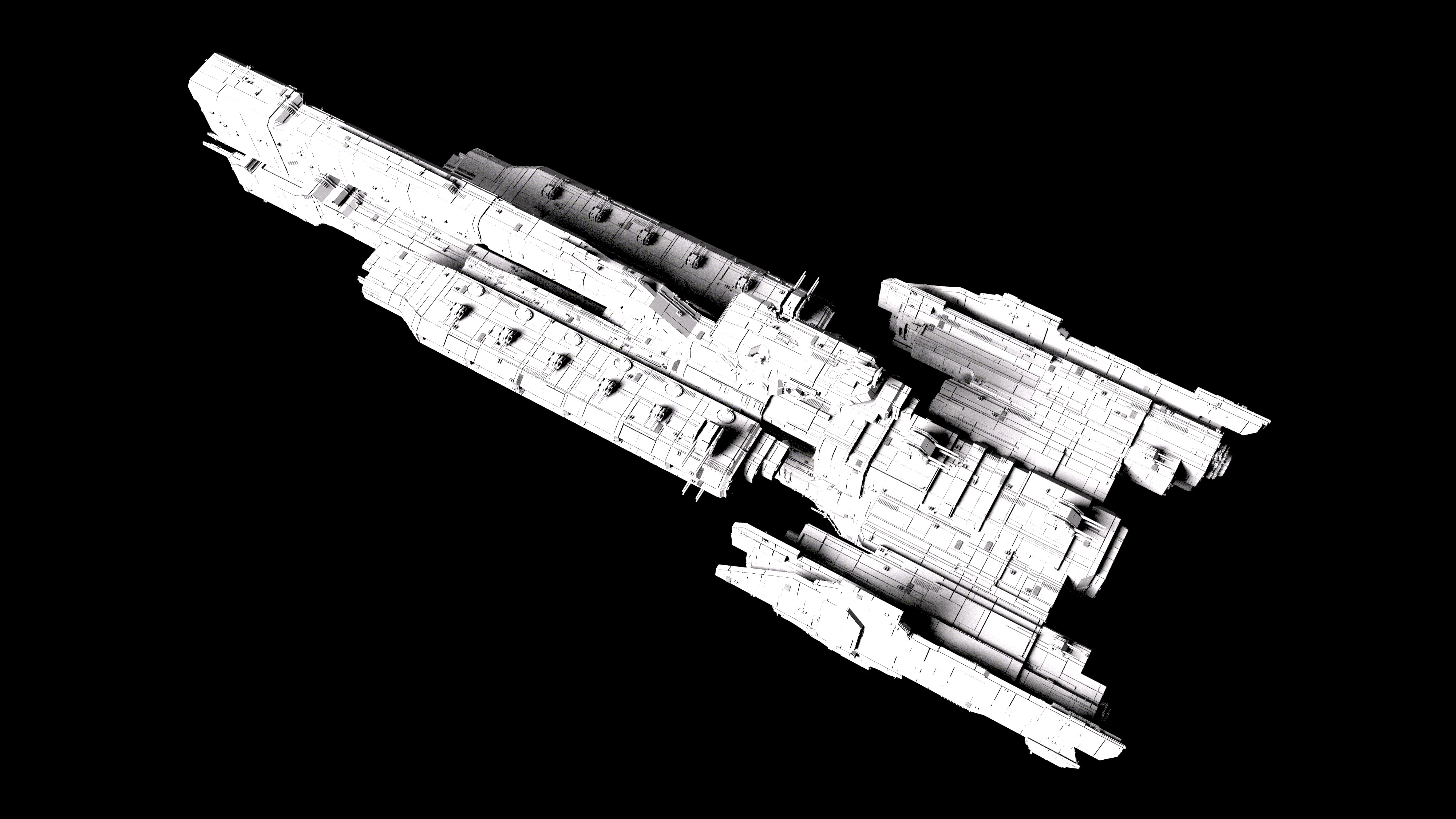 Paris Class Heavy Frigate 3D model_11