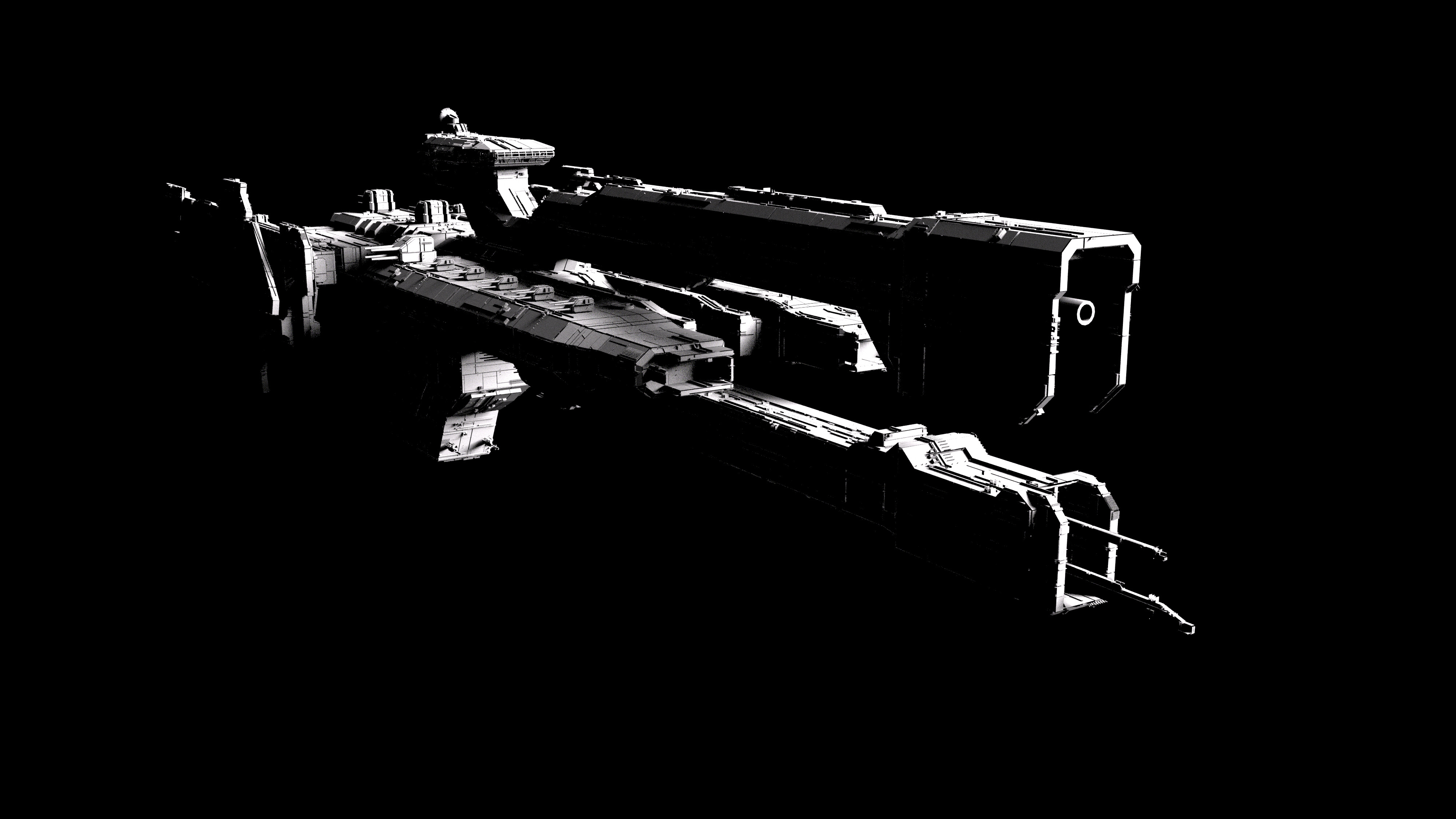 Paris Class Heavy Frigate 3D model_9
