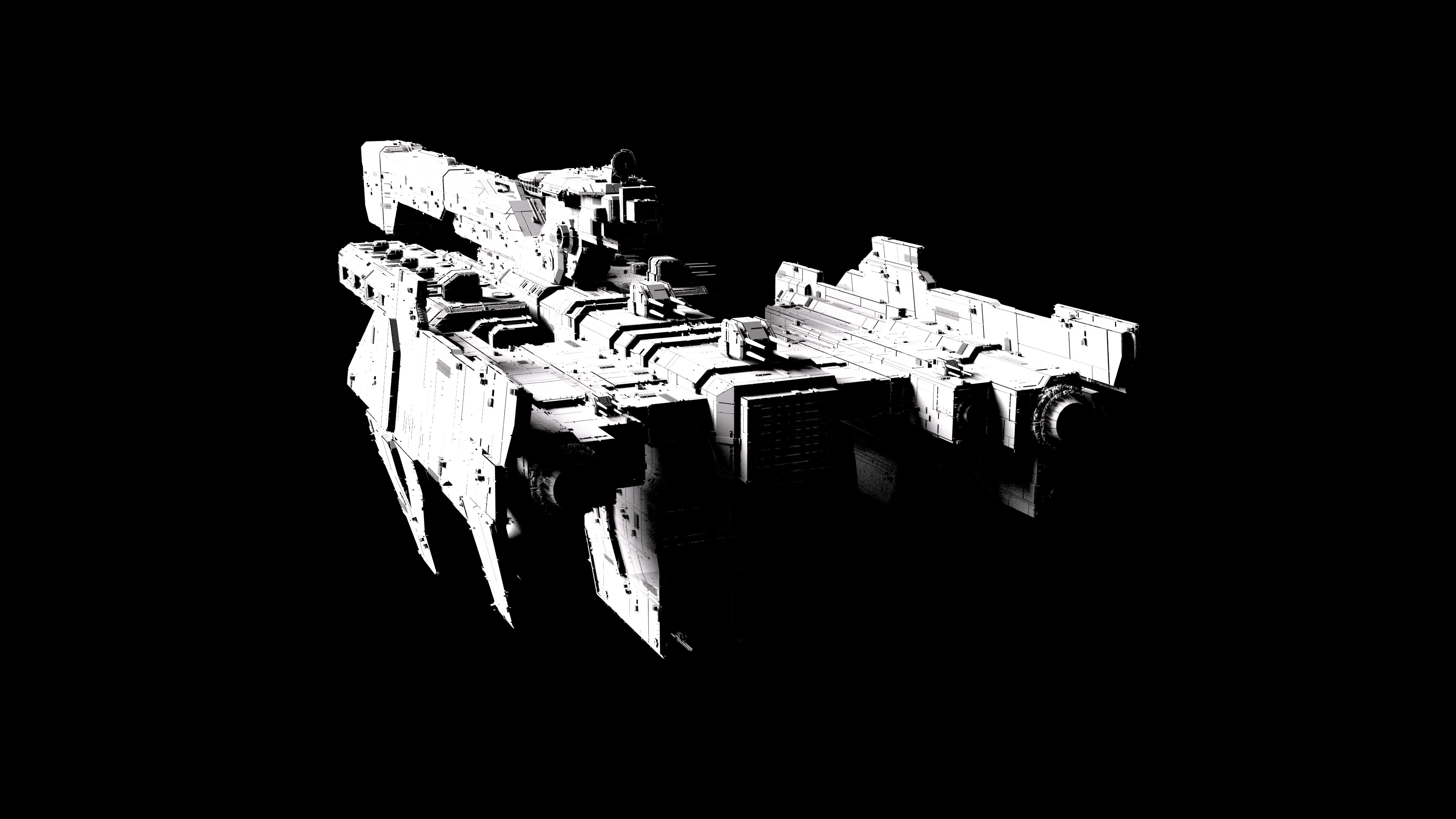 Paris Class Heavy Frigate 3D model_1