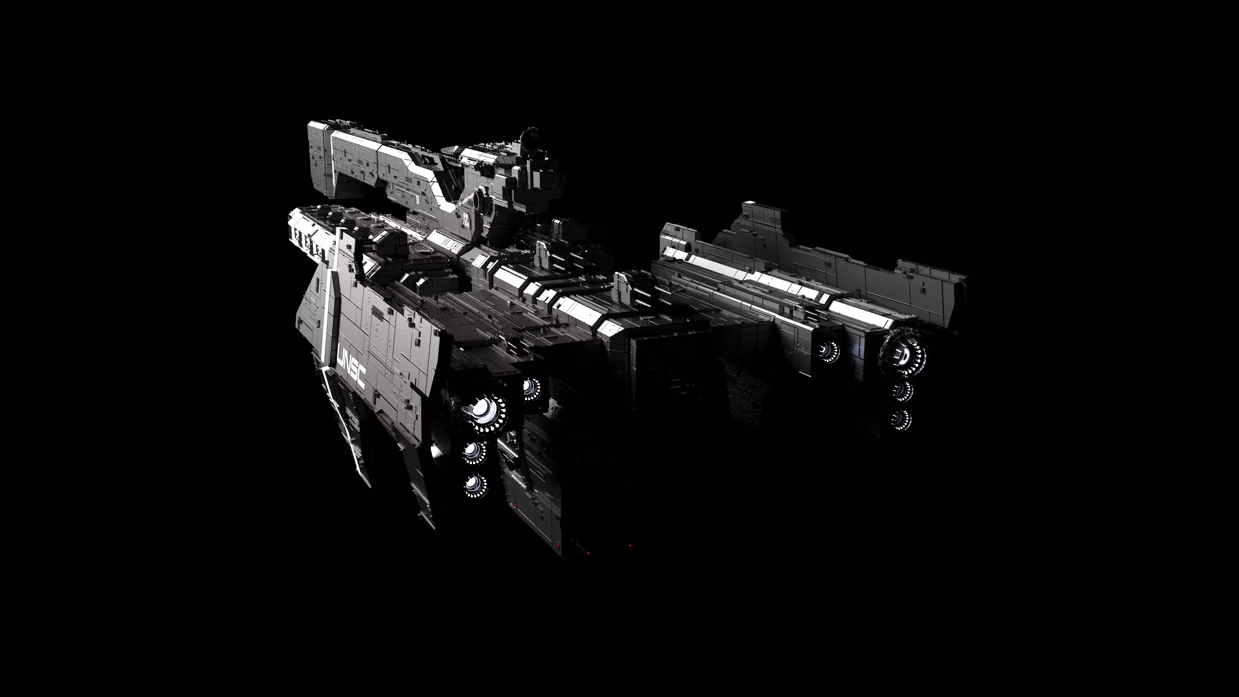 Paris Class Heavy Frigate 3D model_0