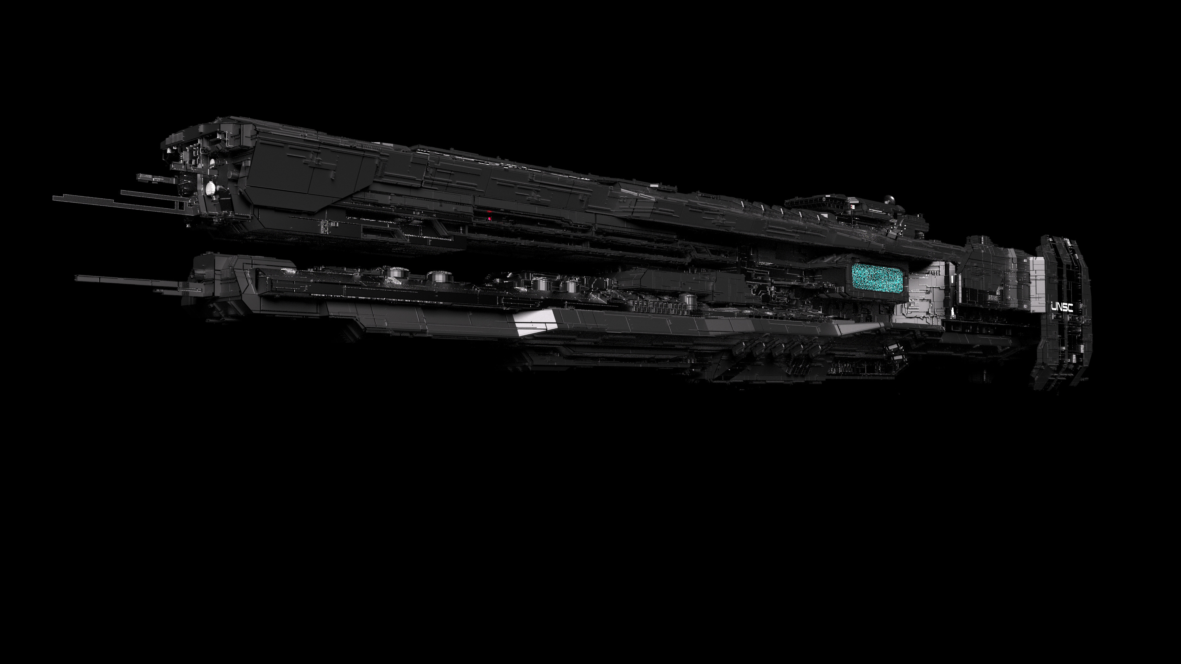 Strident Class Heavy Frigate 3D model_4