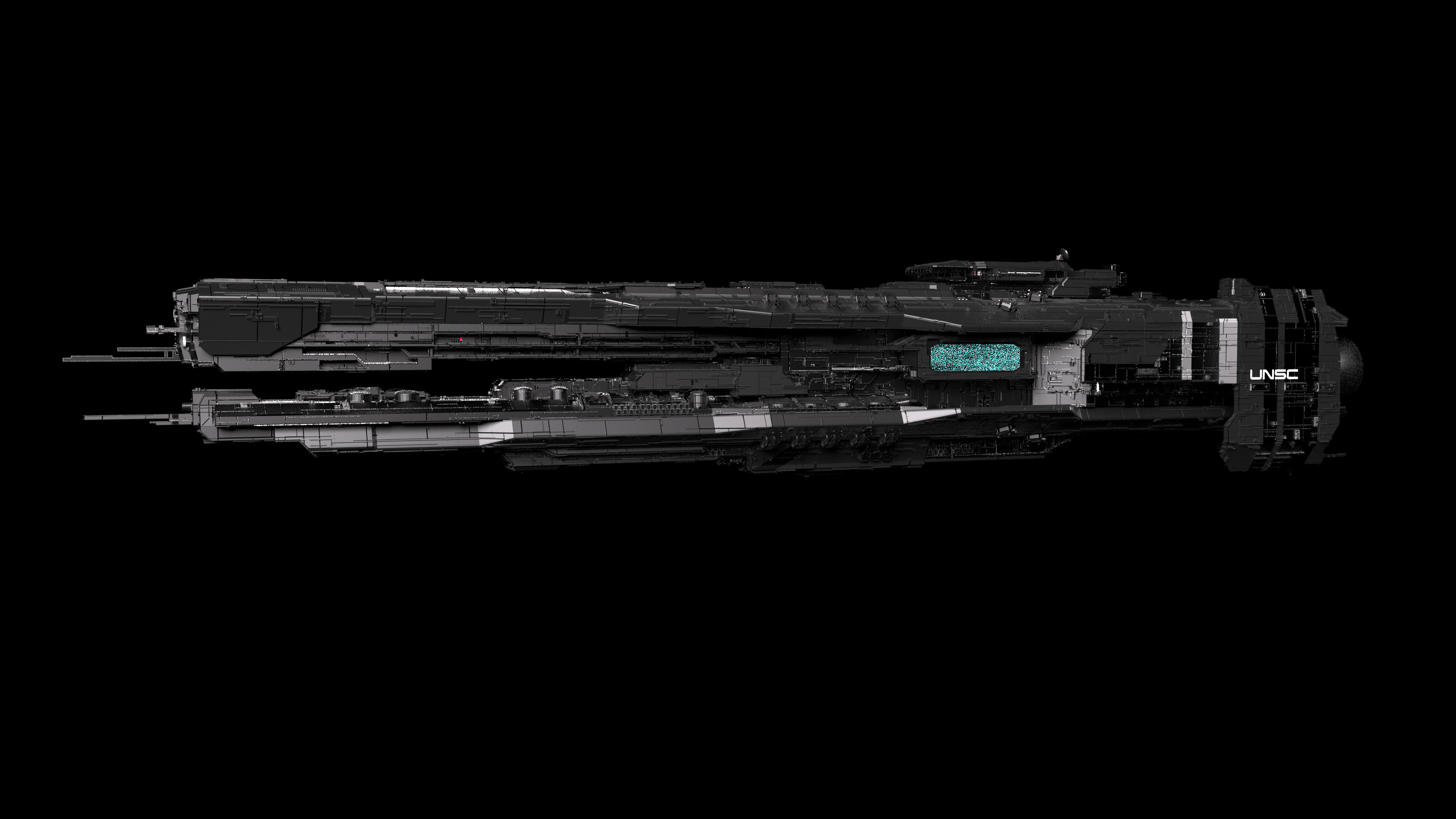 Strident Class Heavy Frigate 3D model_2