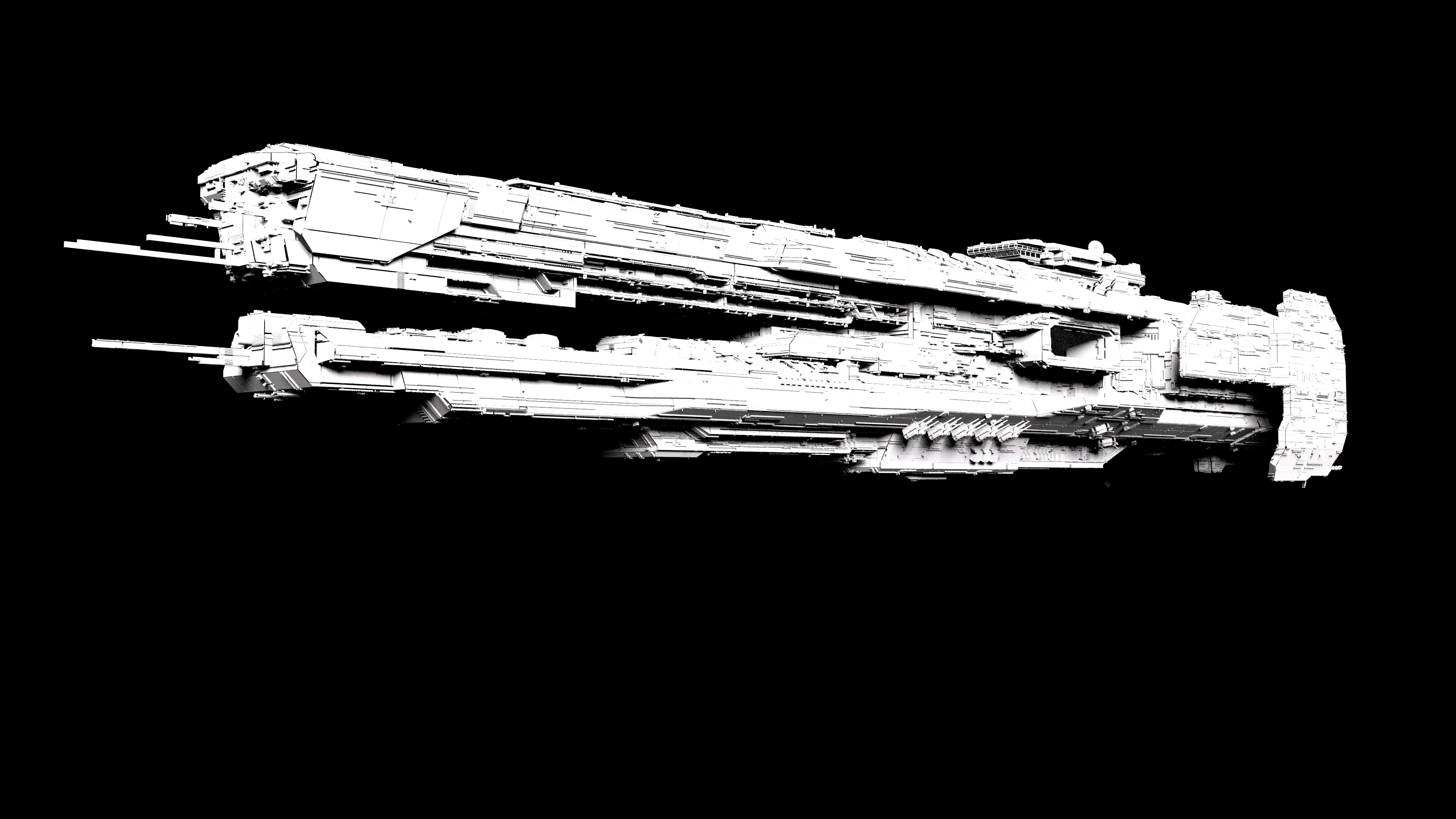 Strident Class Heavy Frigate 3D model_5