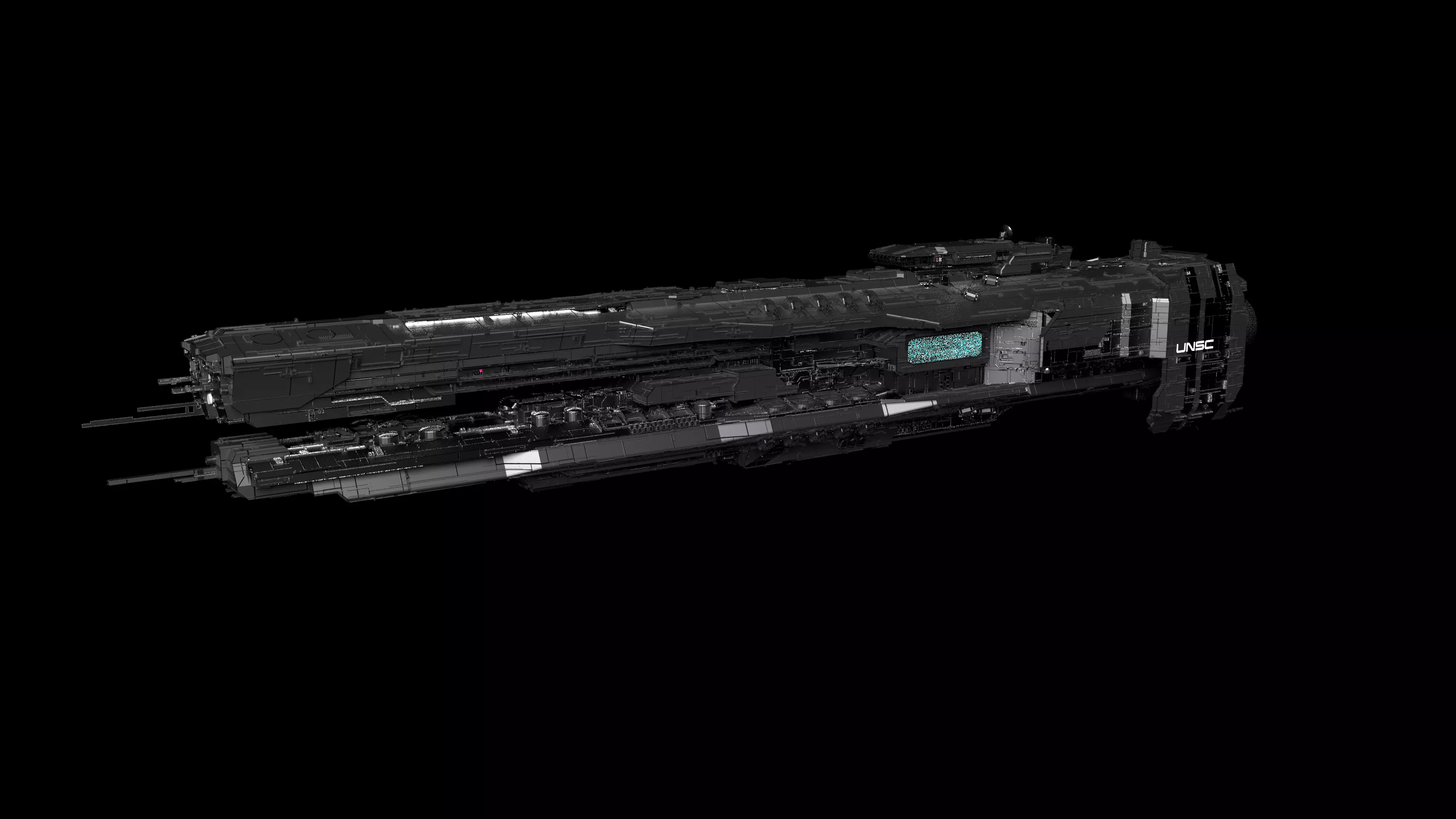 Strident Class Heavy Frigate 3D model_0