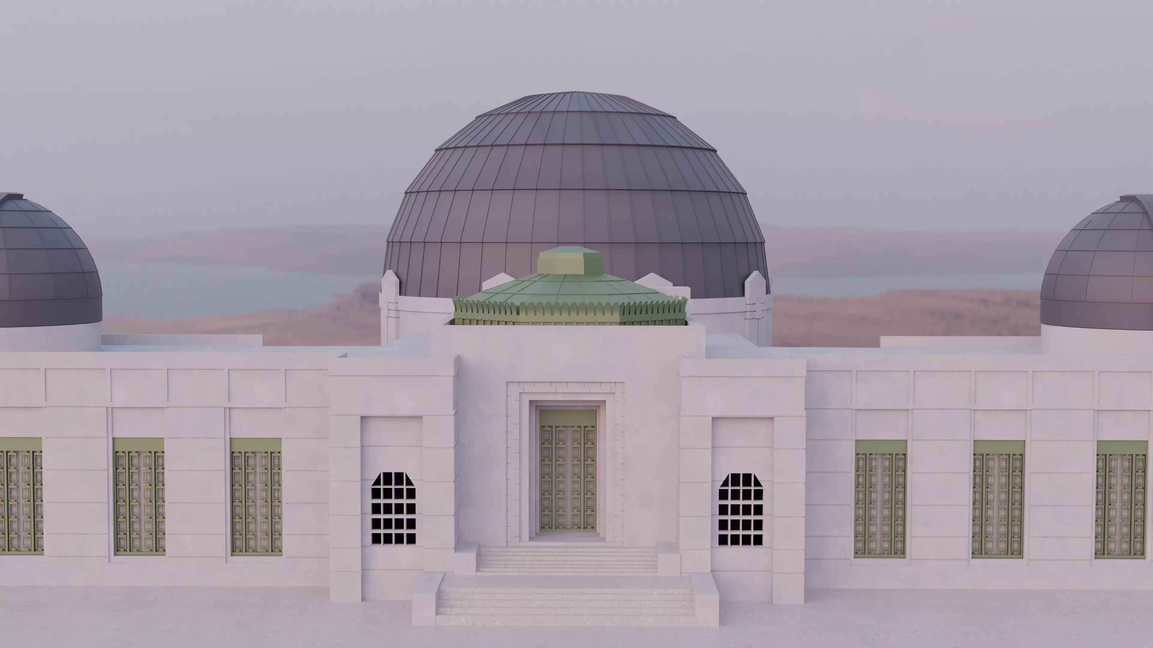Griffith Observatory 3D model