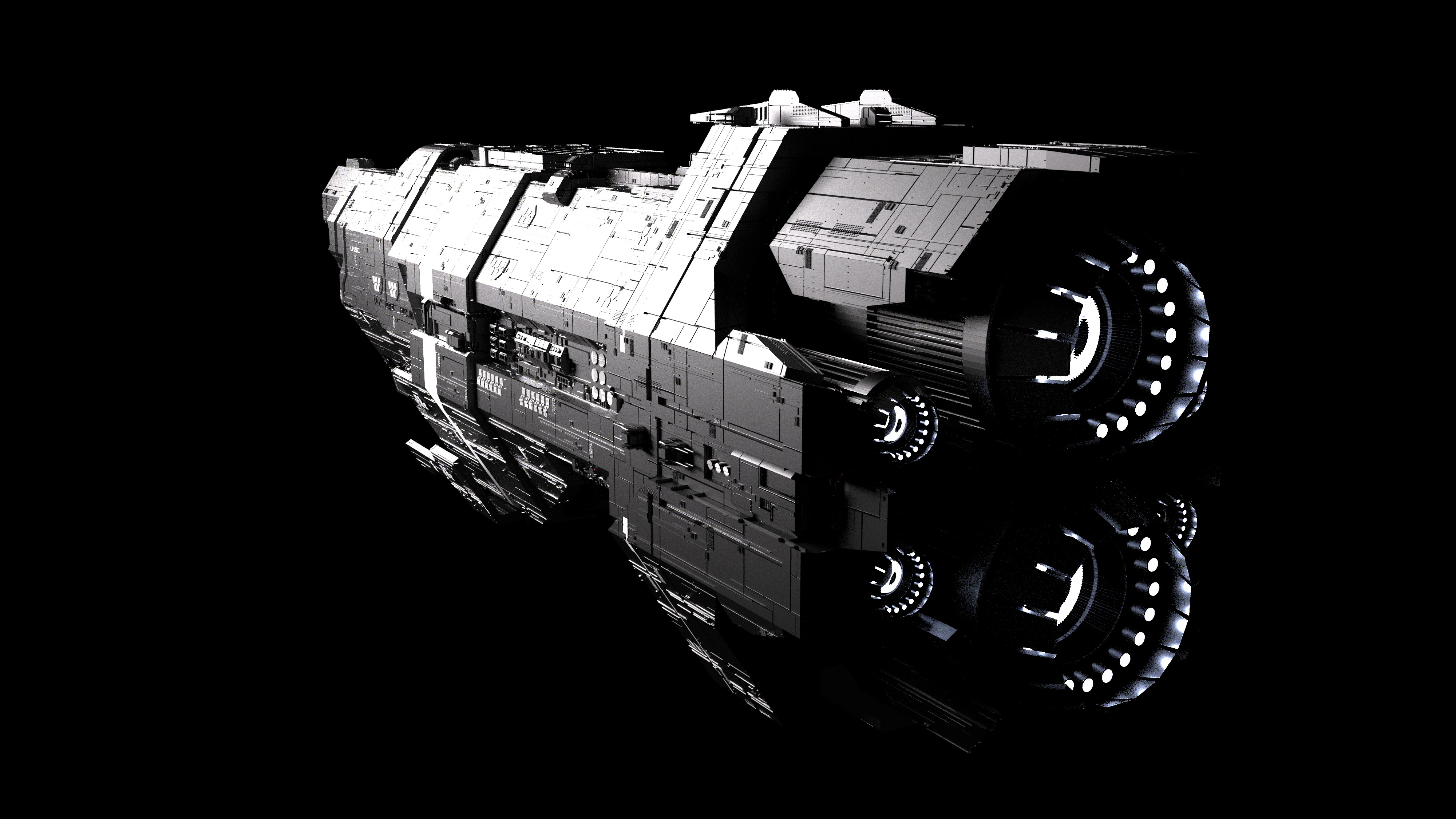 Marathon Class Heavy Cruiser 3D model_12