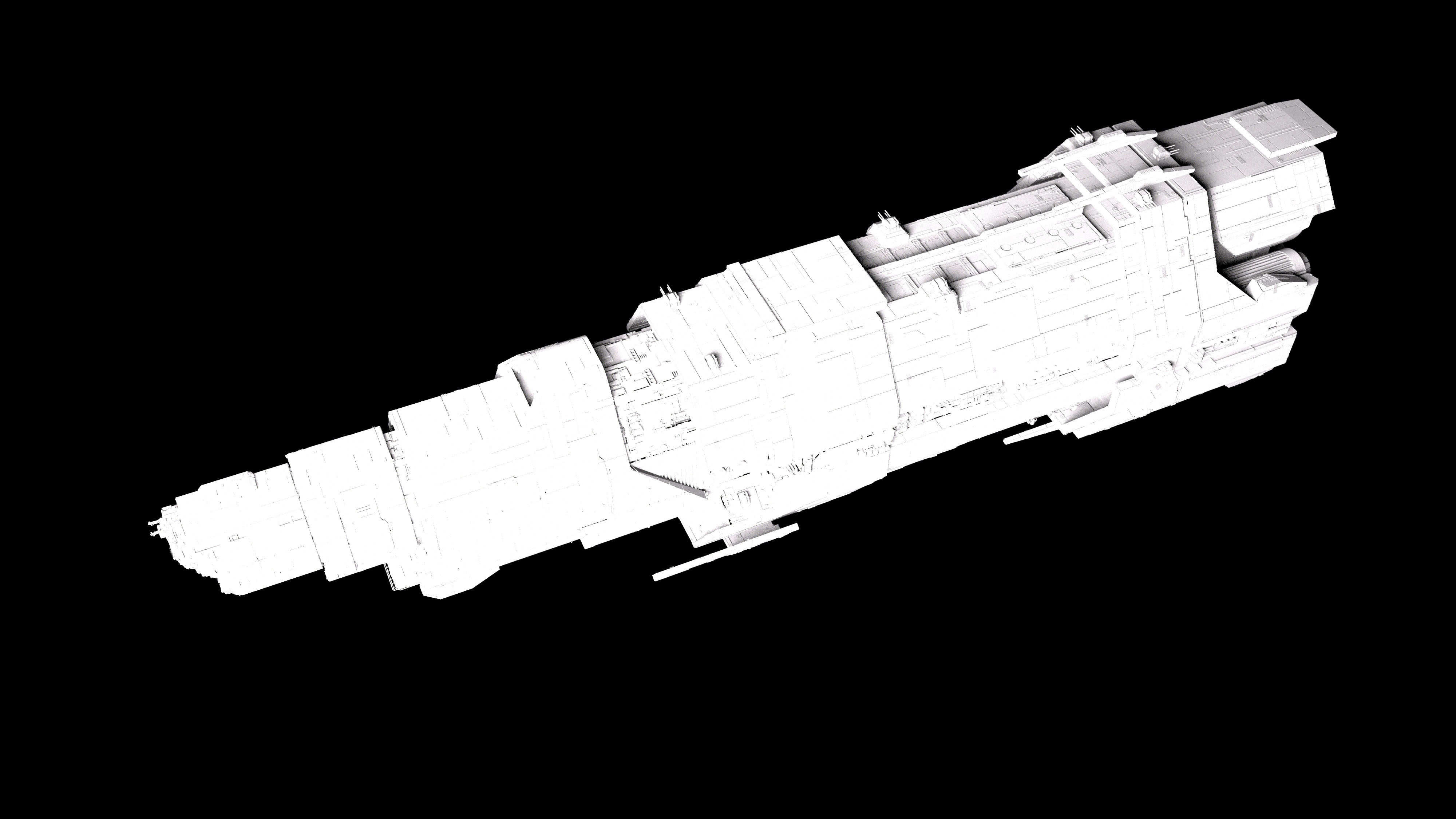 Marathon Class Heavy Cruiser 3D model_5