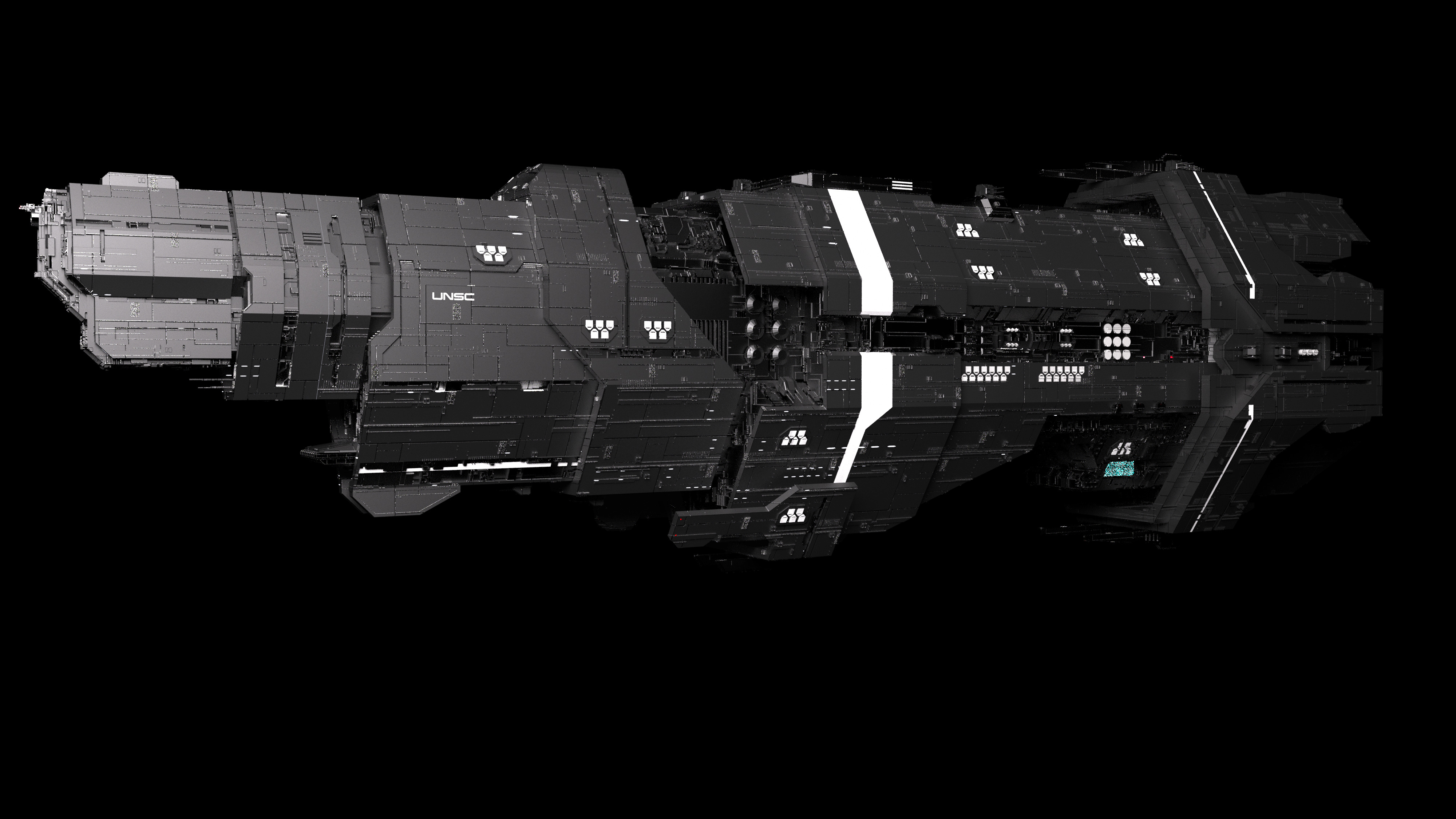 Marathon Class Heavy Cruiser 3D model_10