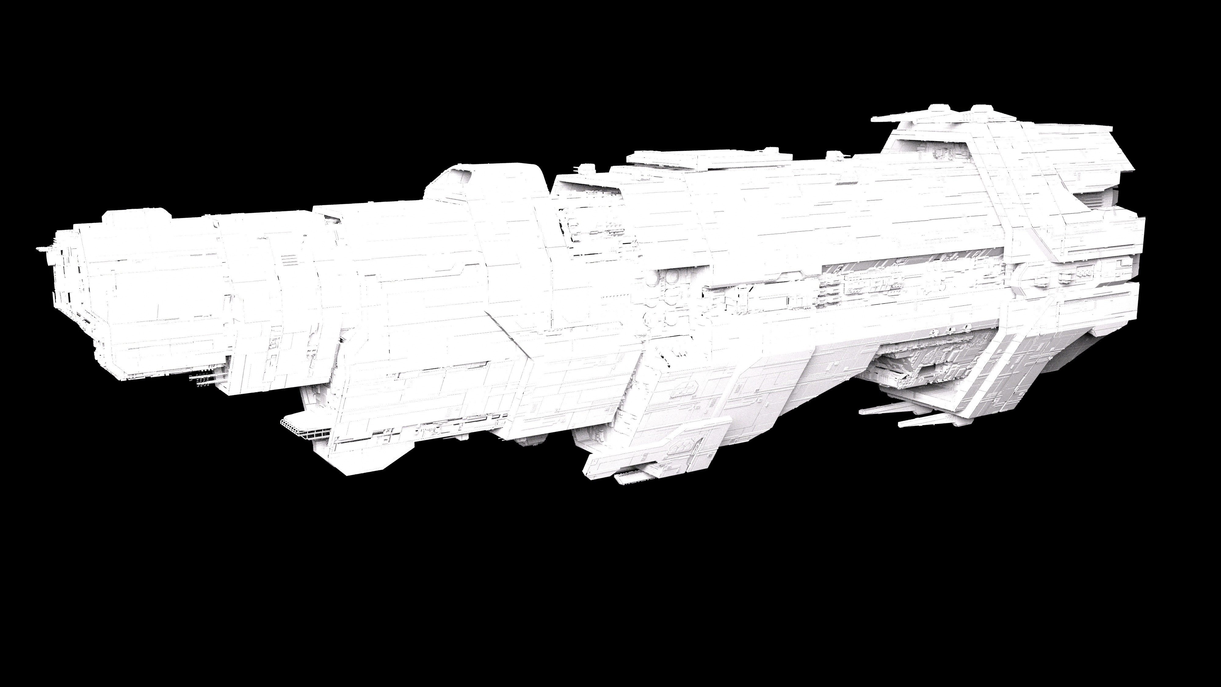 Marathon Class Heavy Cruiser 3D model_1