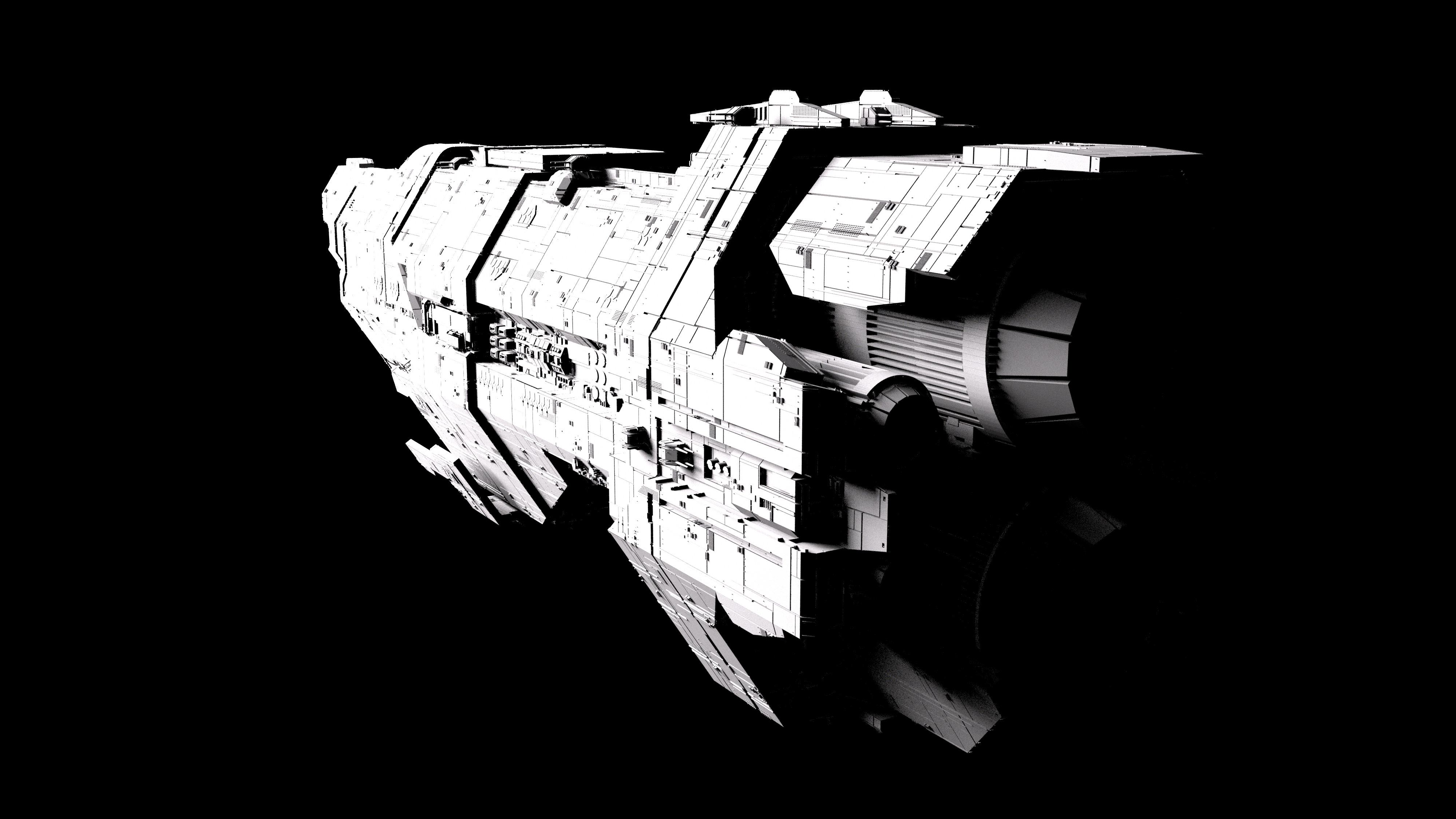 Marathon Class Heavy Cruiser 3D model_13