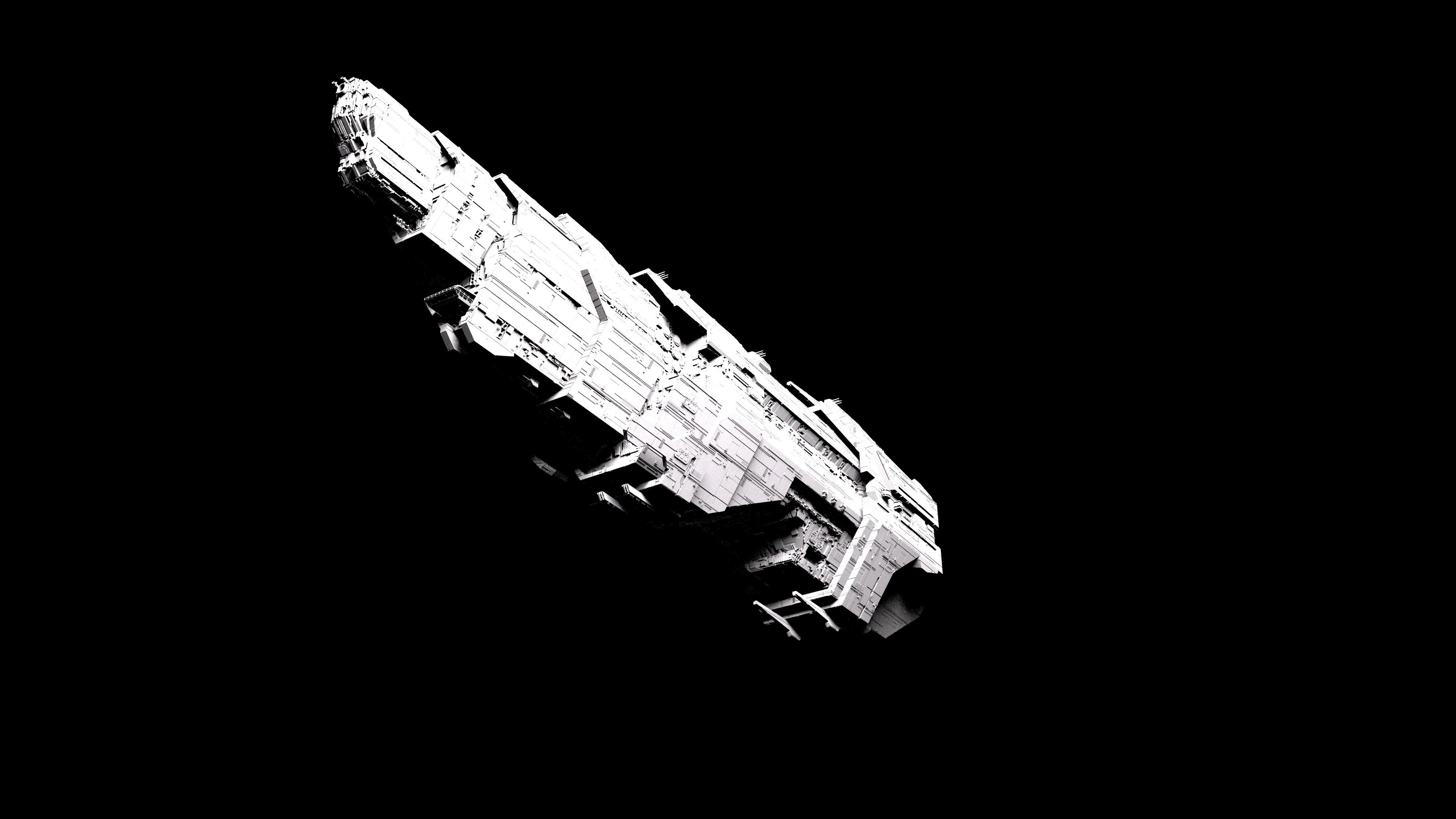 Marathon Class Heavy Cruiser 3D model_9