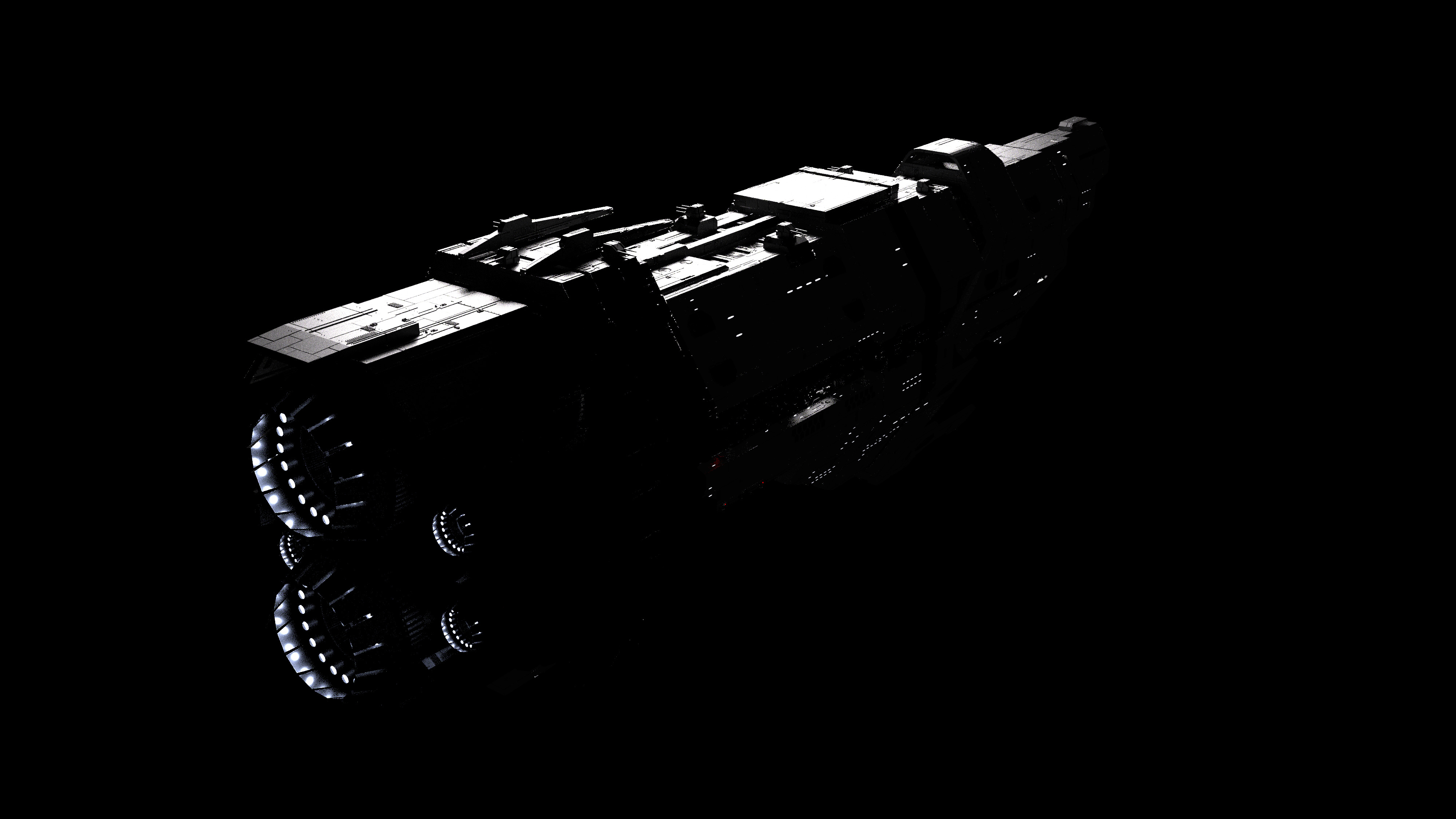 Marathon Class Heavy Cruiser 3D model_6