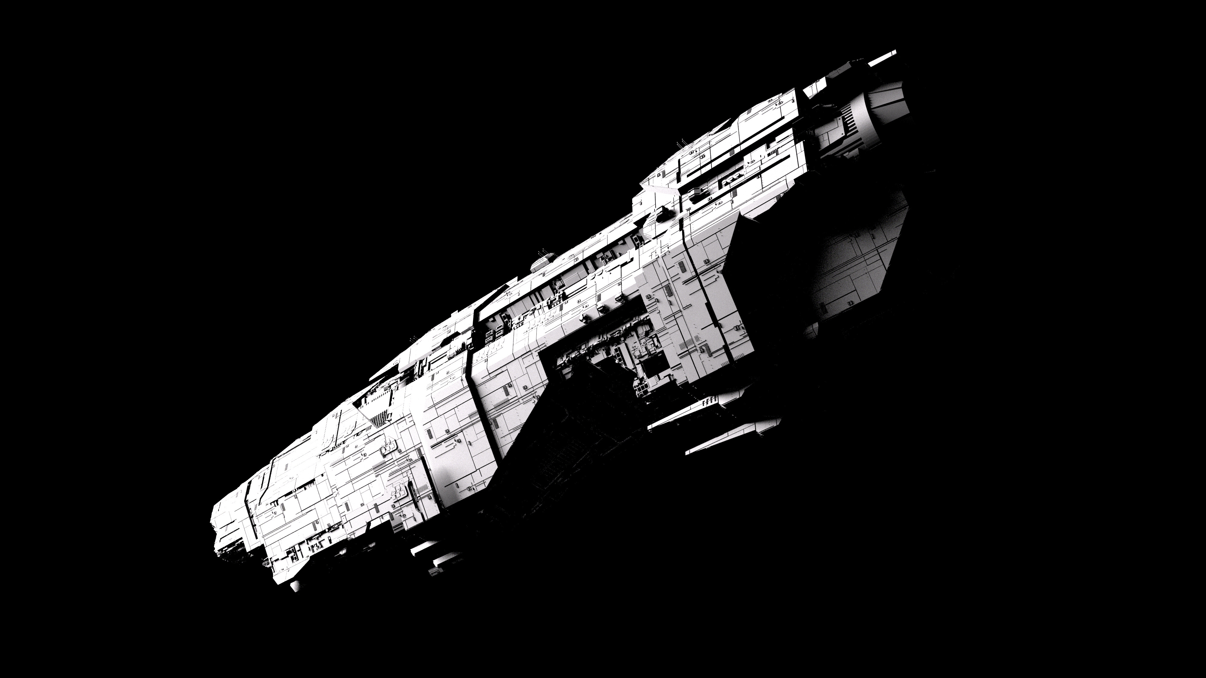Marathon Class Heavy Cruiser 3D model_3