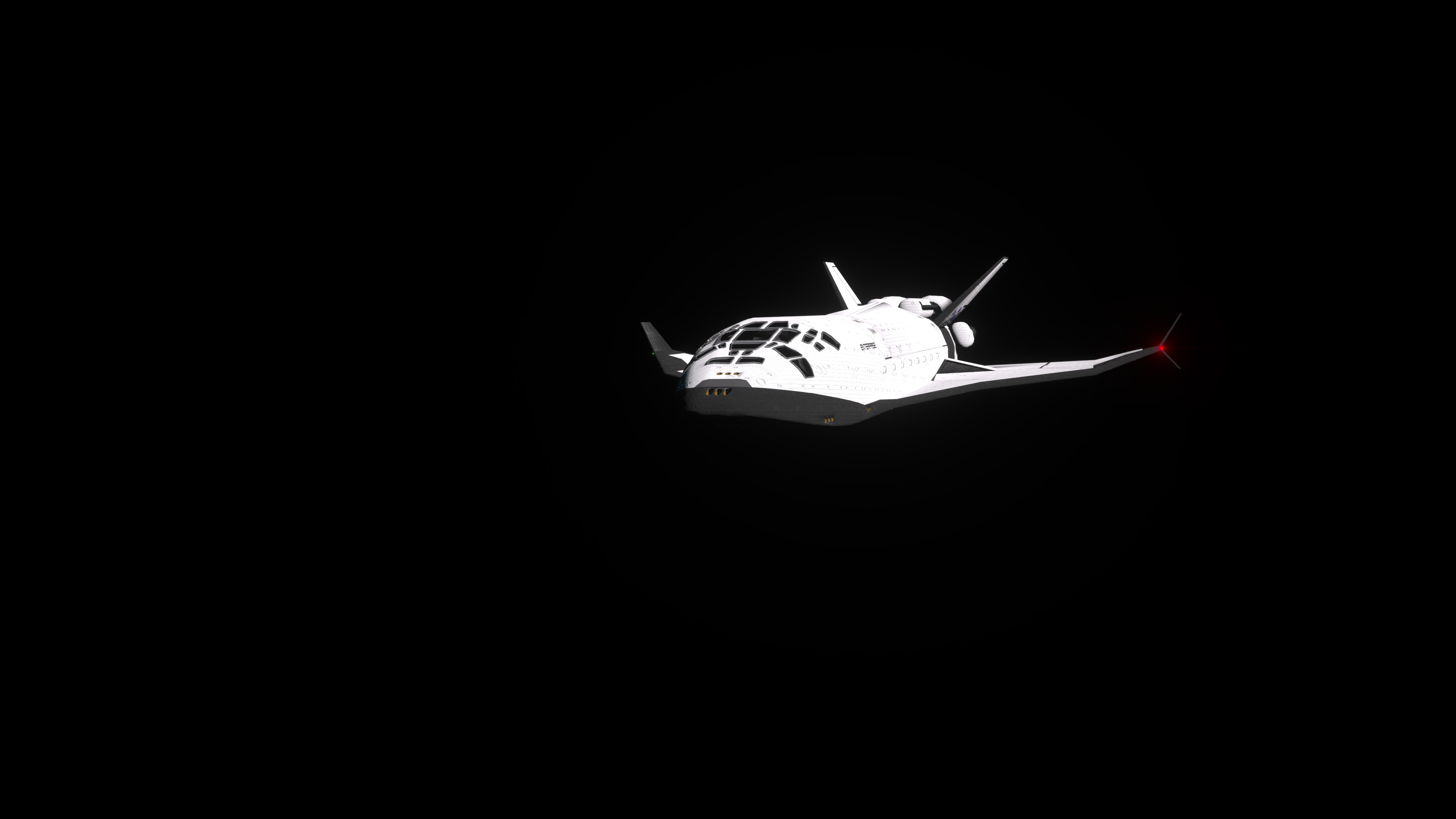 Sci-Fi Future Space Shuttle 3D model_3