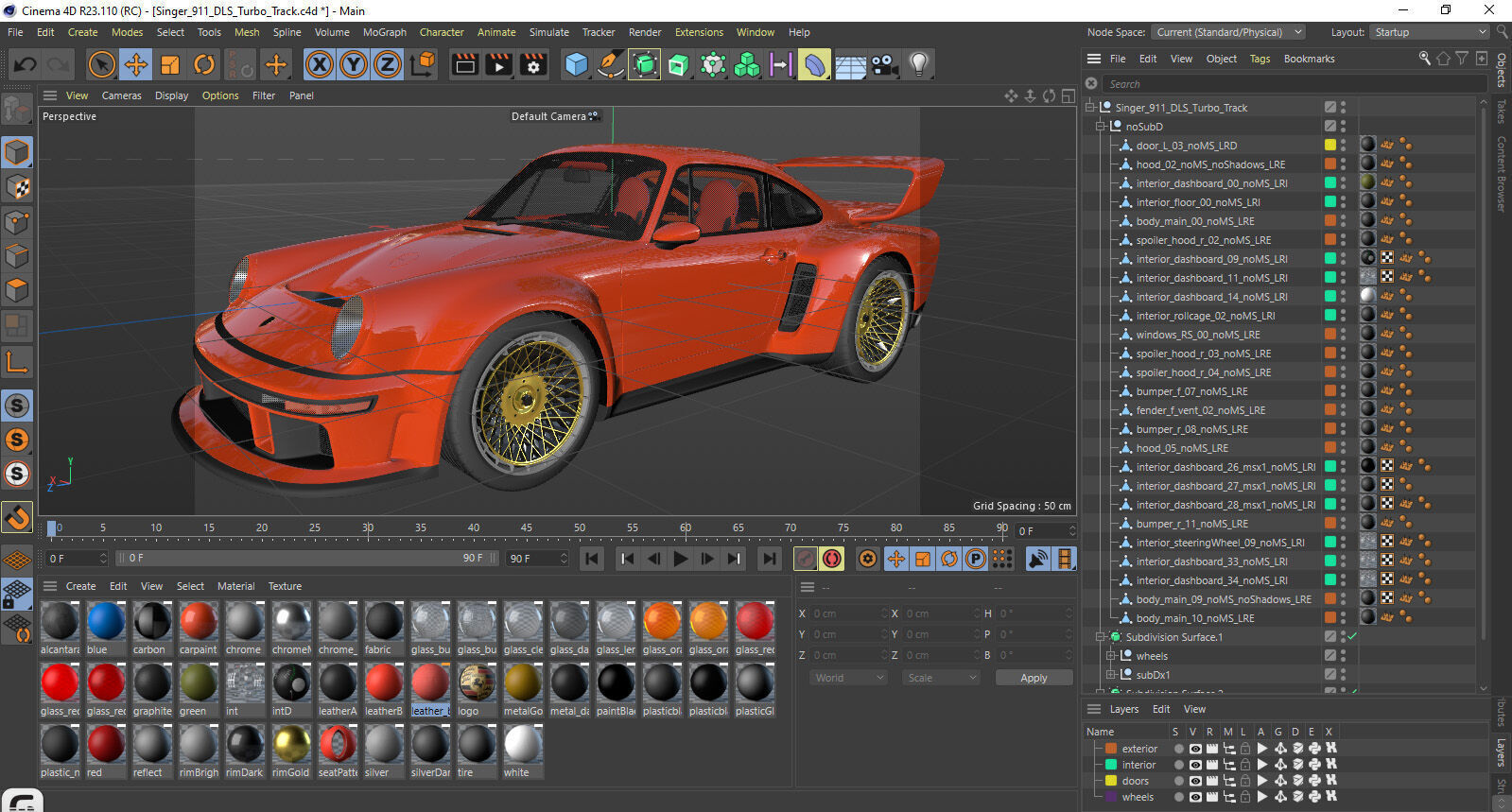 Singer 911 DLS Turbo Track 3D model_41