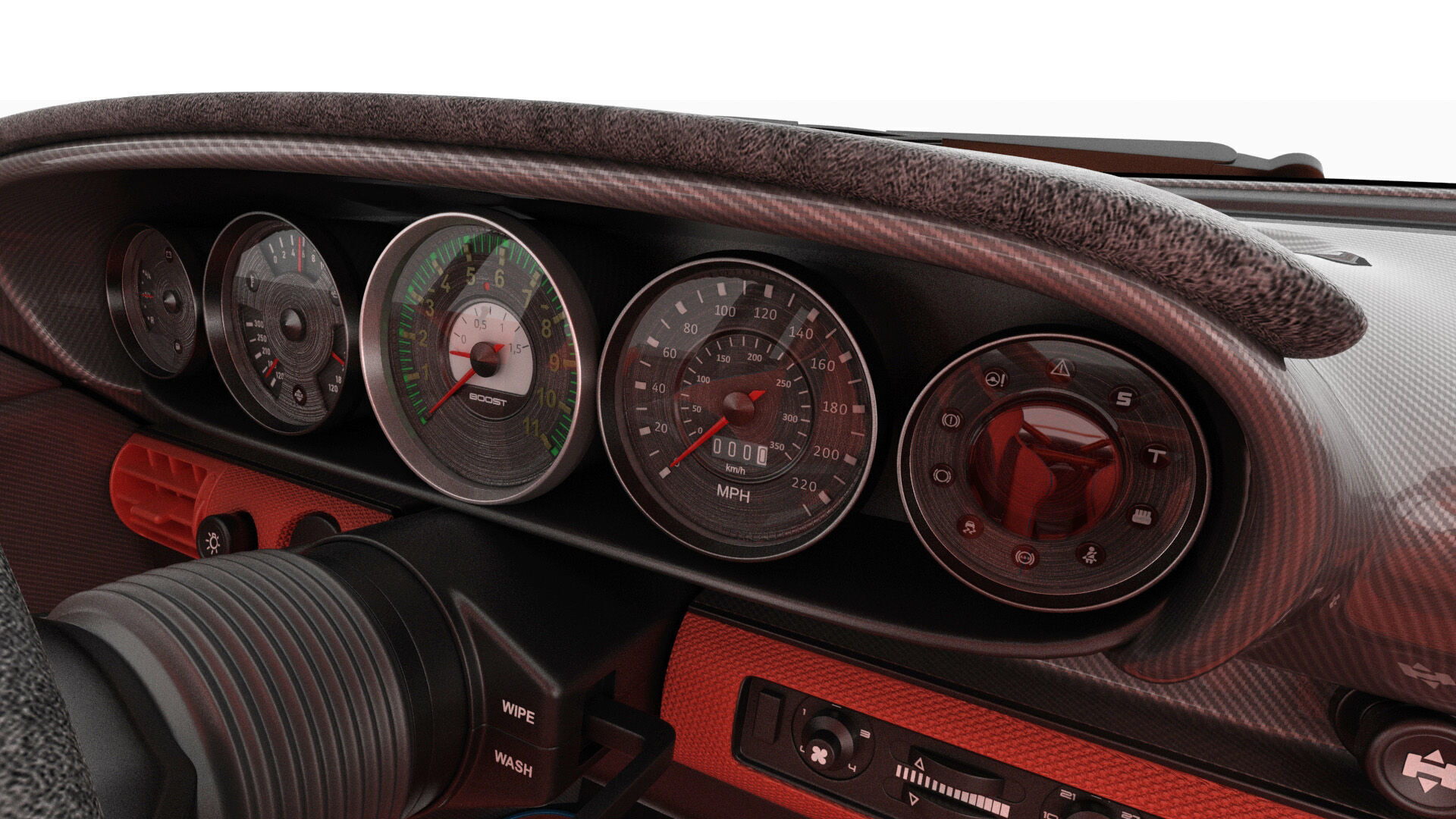 Singer 911 DLS Turbo Track 3D model_27