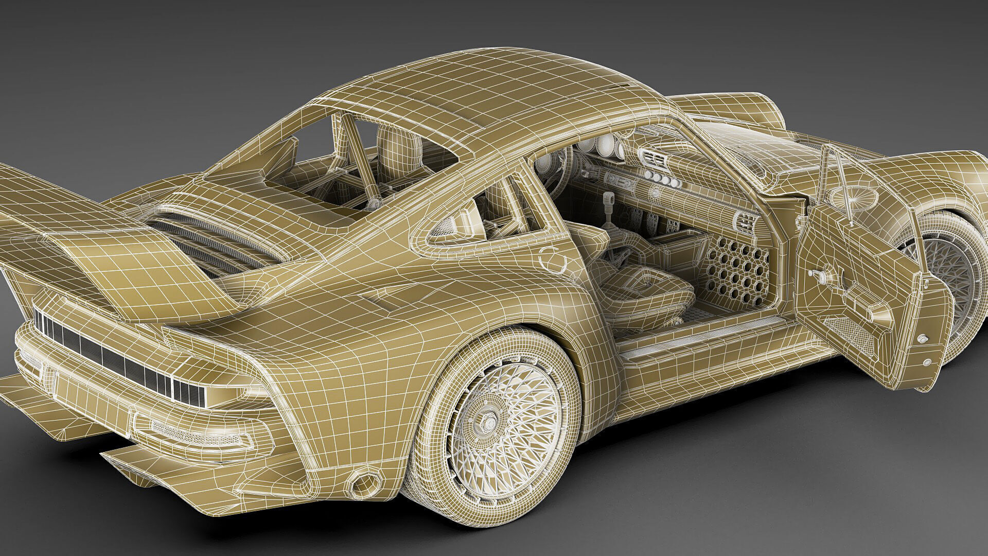 Singer 911 DLS Turbo Track 3D model_38