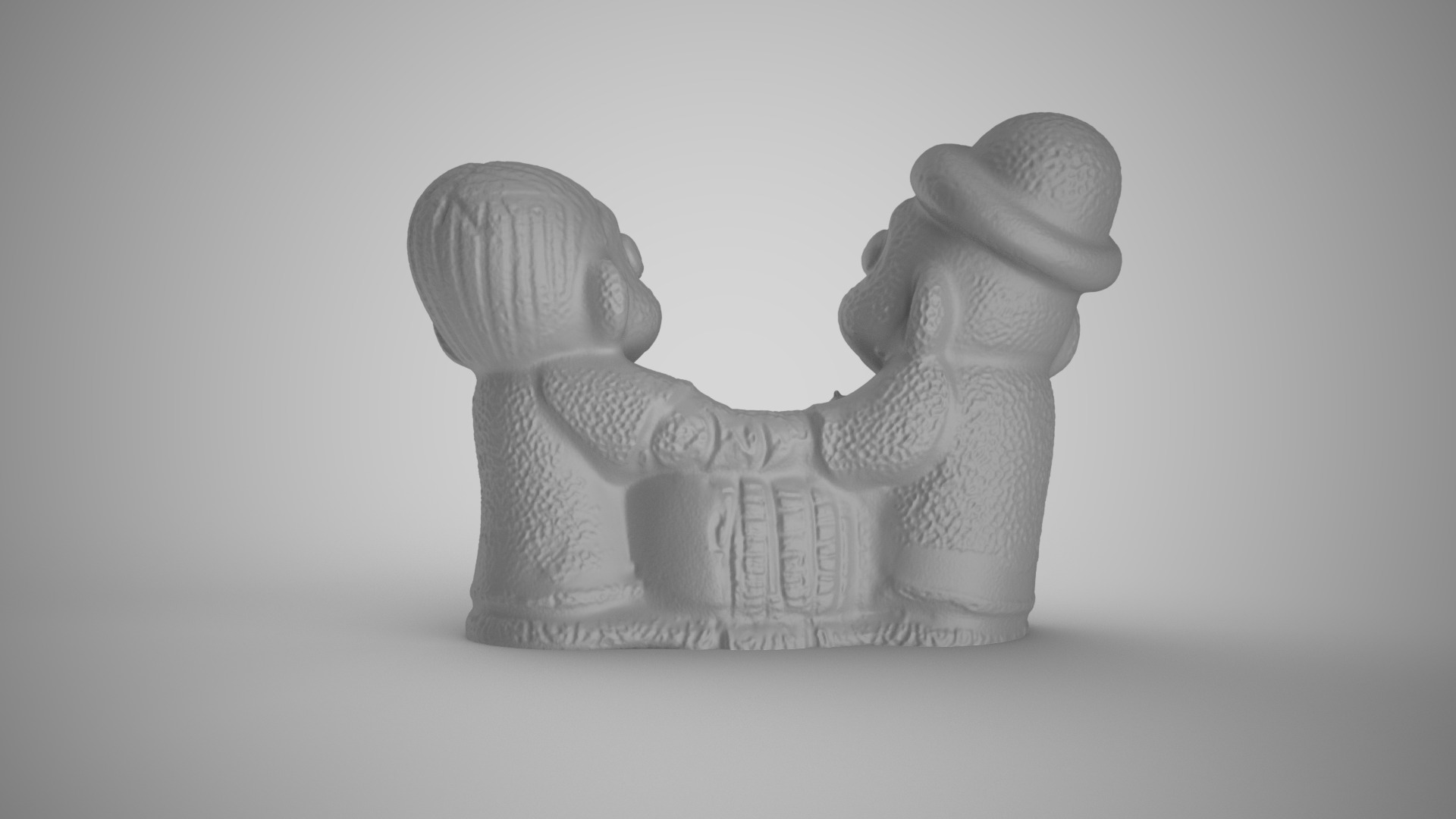 Villagers Pen Holder 3D print model_4