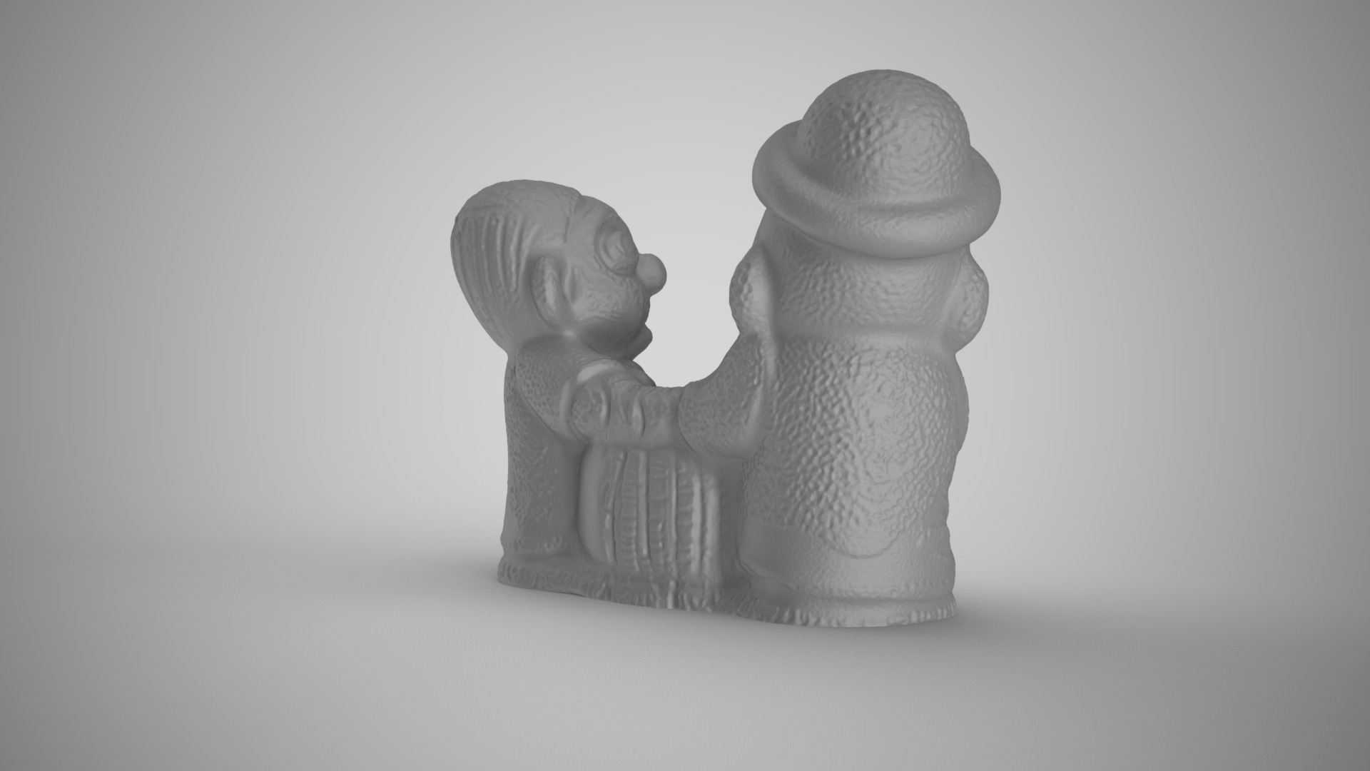 Villagers Pen Holder 3D print model_3