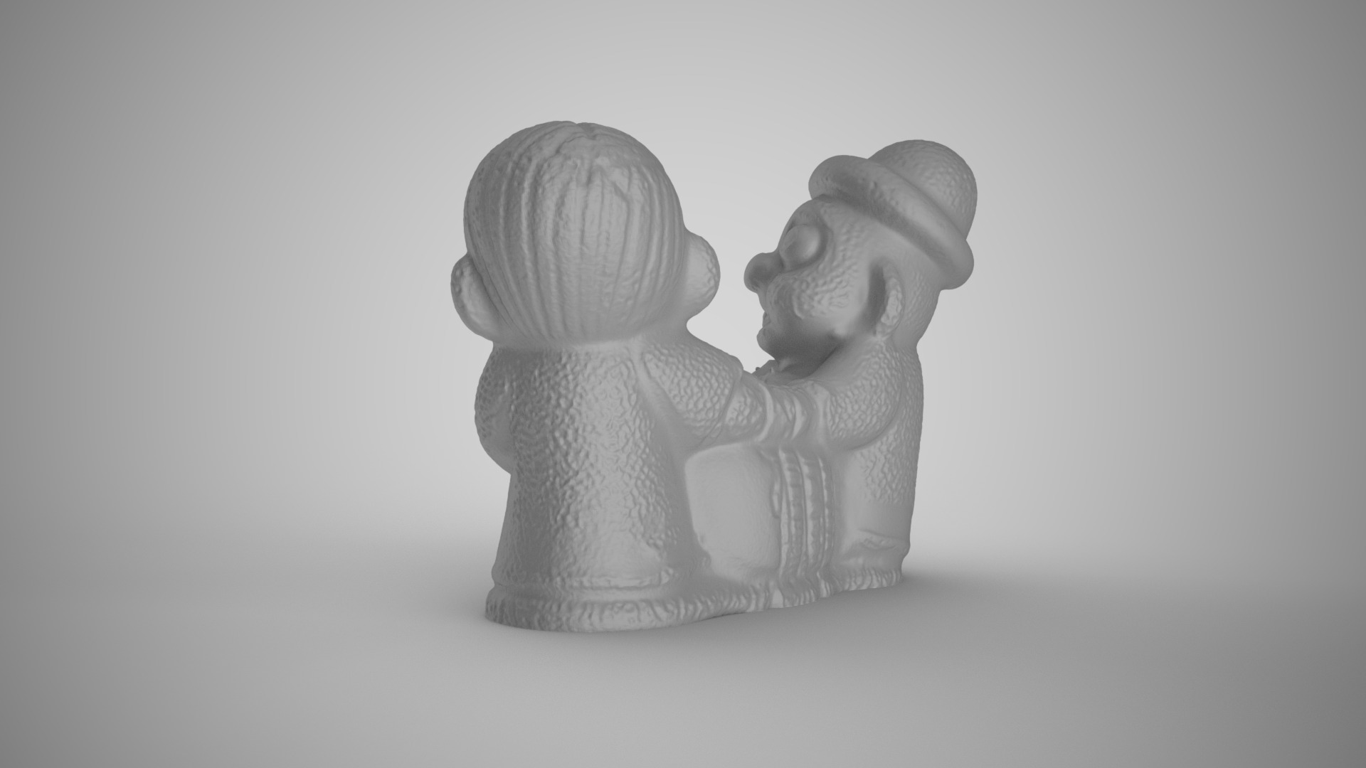 Villagers Pen Holder 3D print model_5