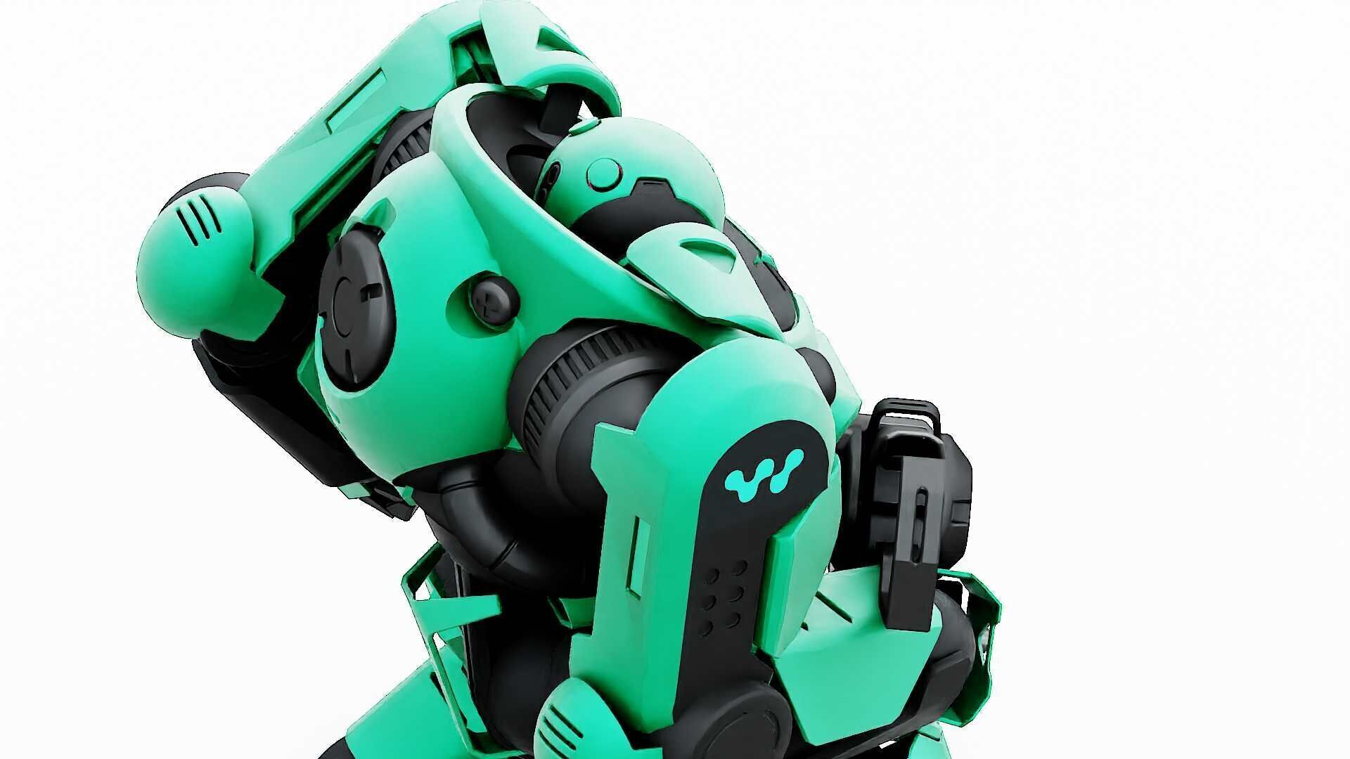 DOOM FIGHTER V-7  Rigged for Unreal Engine - Unity - MIXAMO  3D model_25