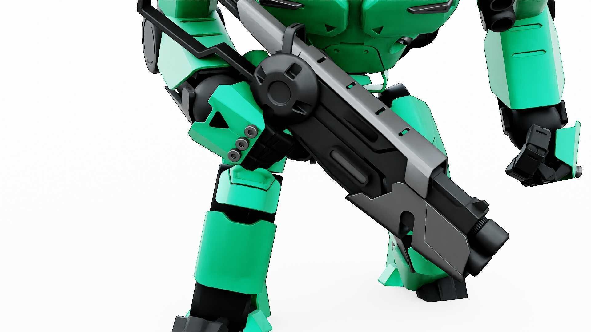 DOOM FIGHTER V-7  Rigged for Unreal Engine - Unity - MIXAMO  3D model_28