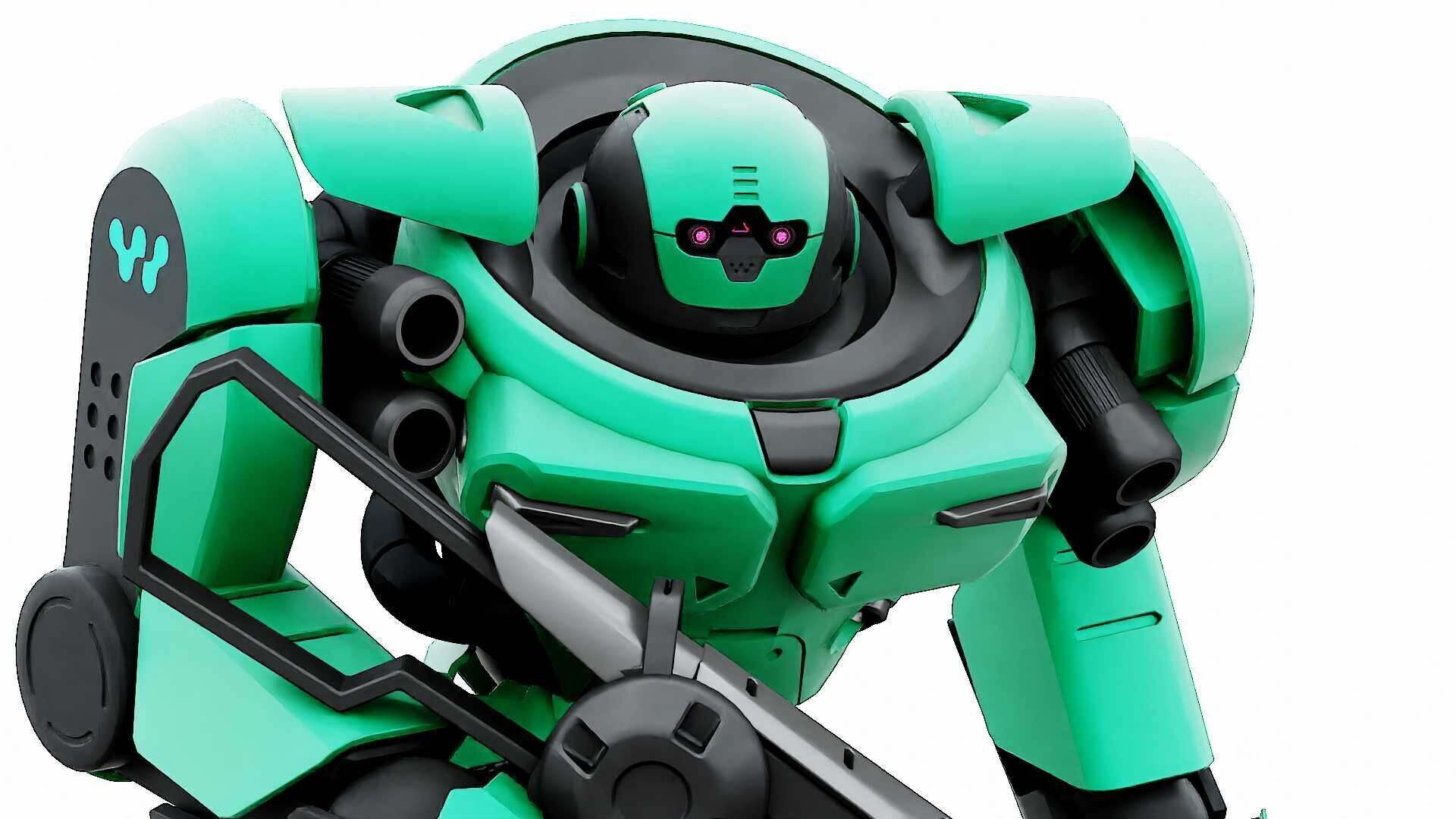 DOOM FIGHTER V-7  Rigged for Unreal Engine - Unity - MIXAMO  3D model_24