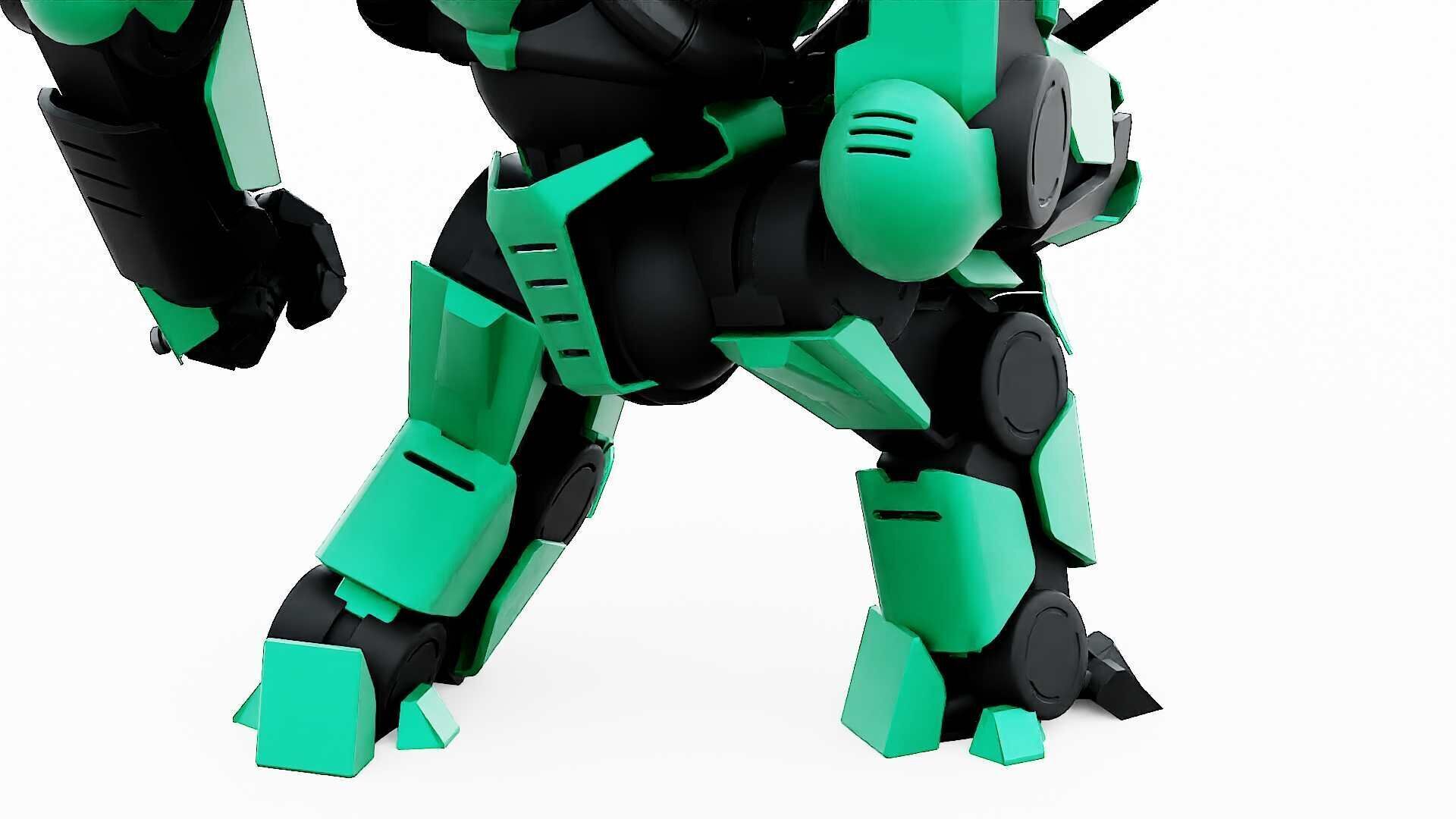 DOOM FIGHTER V-7  Rigged for Unreal Engine - Unity - MIXAMO  3D model_27