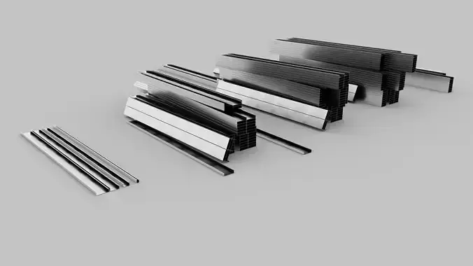 Construction Steel Framing 3D model