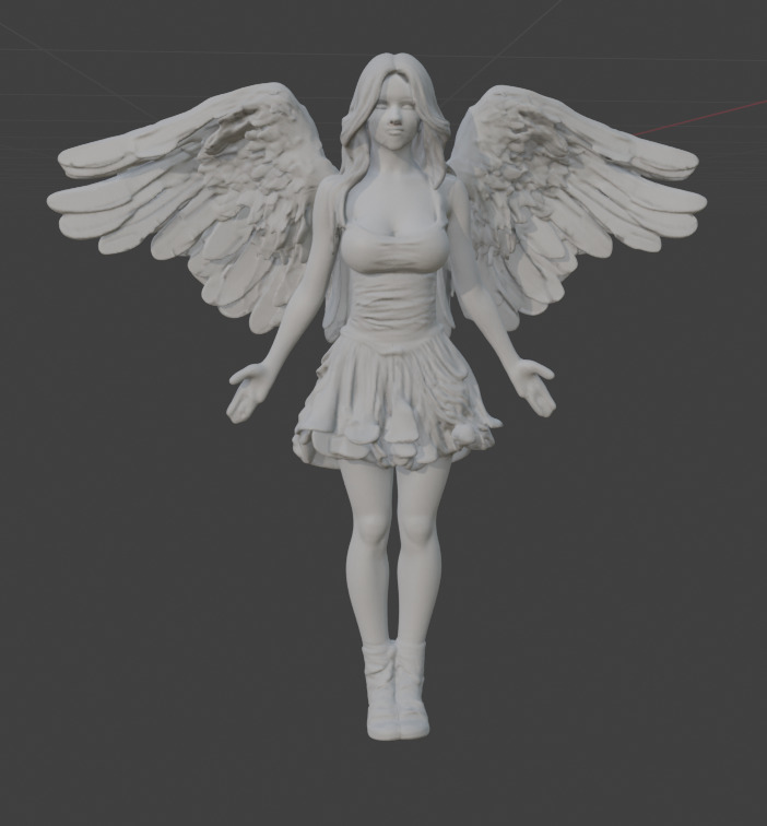 Tombstone Angel Megapack 3D print model_13