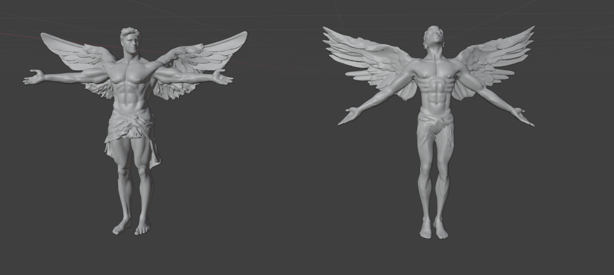 Tombstone Angel Megapack 3D print model_12