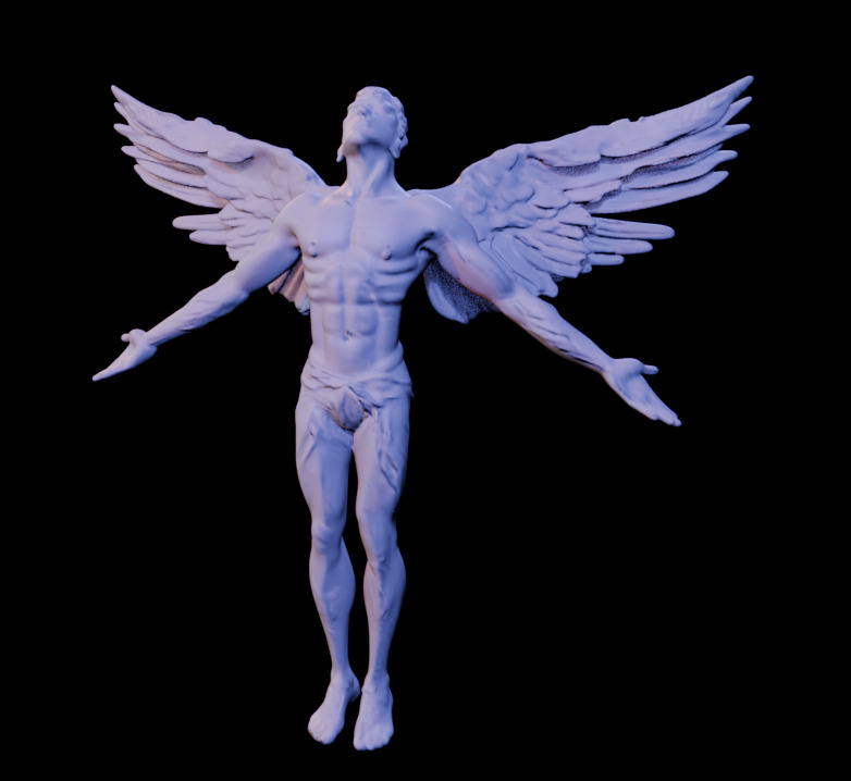 Tombstone Angel Megapack 3D print model_5