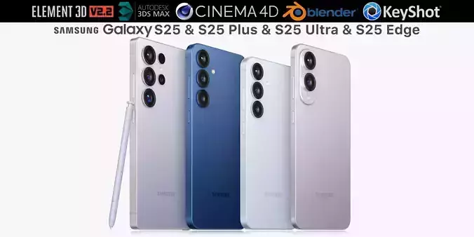 Samsung Galaxy S25 and S25 Plus and S25 Ultra and S25 Edge