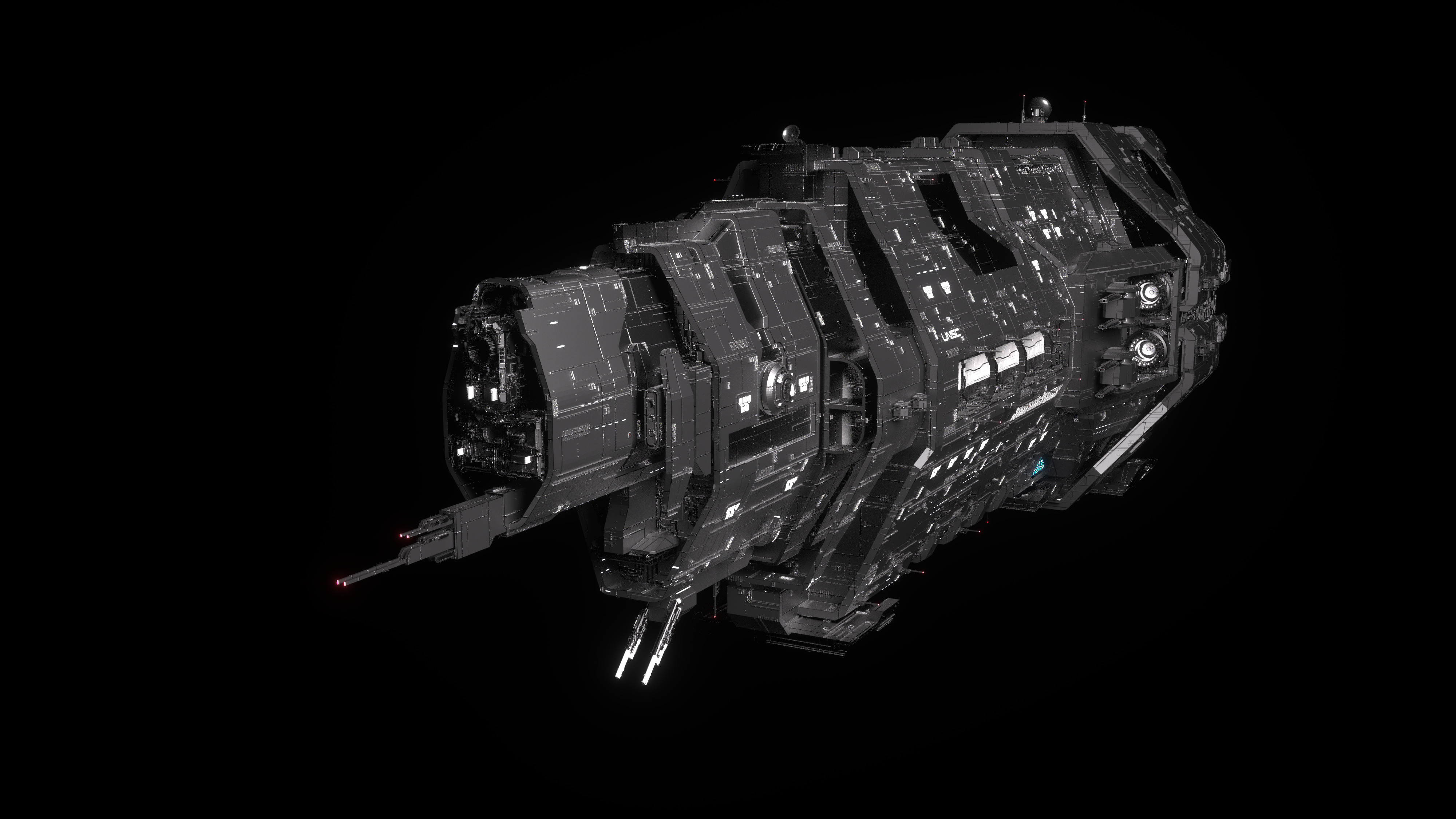Autumn Class Capital Ship 3D model_6