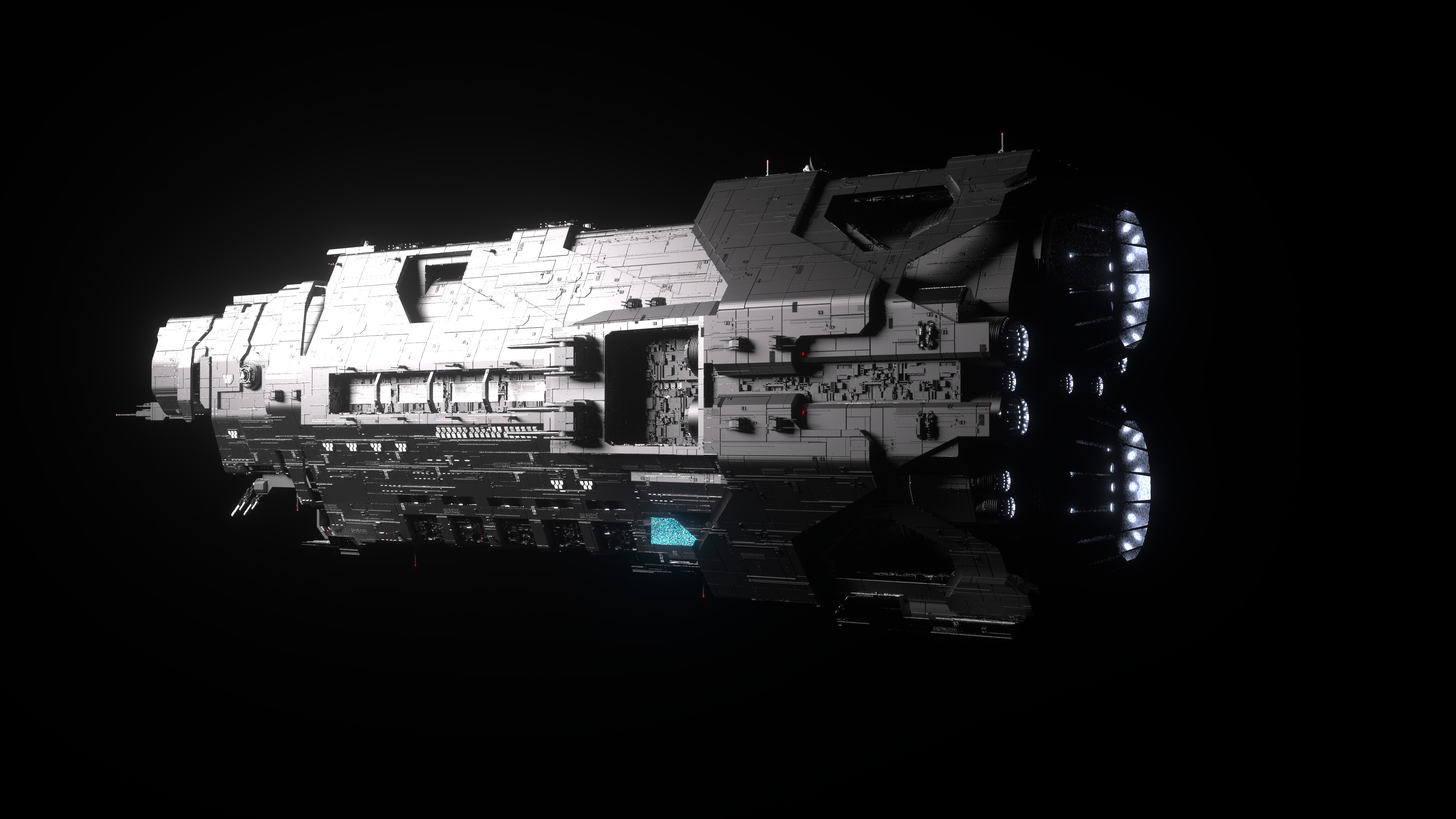 Autumn Class Capital Ship 3D model_5