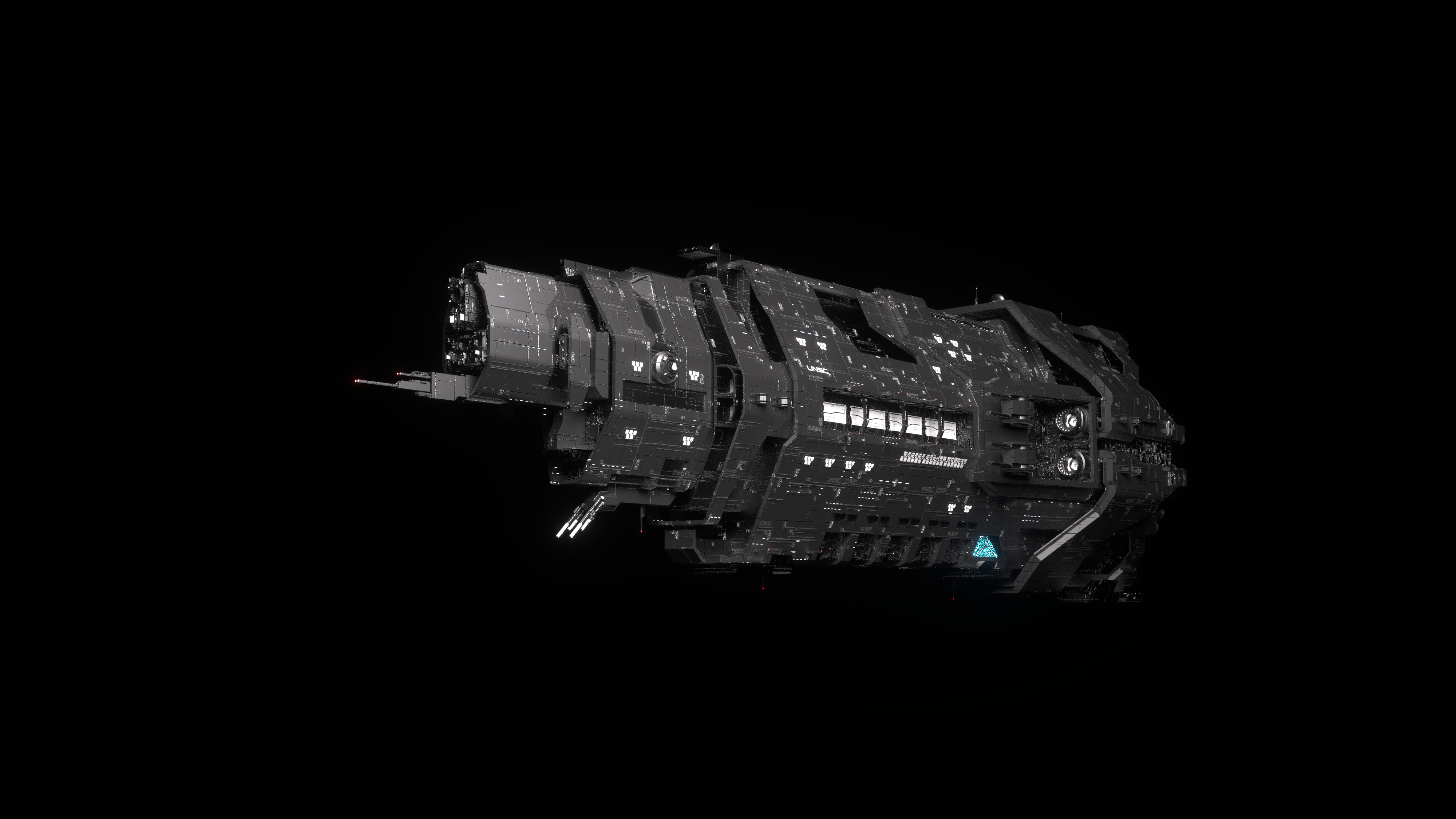 Autumn Class Capital Ship 3D model_9