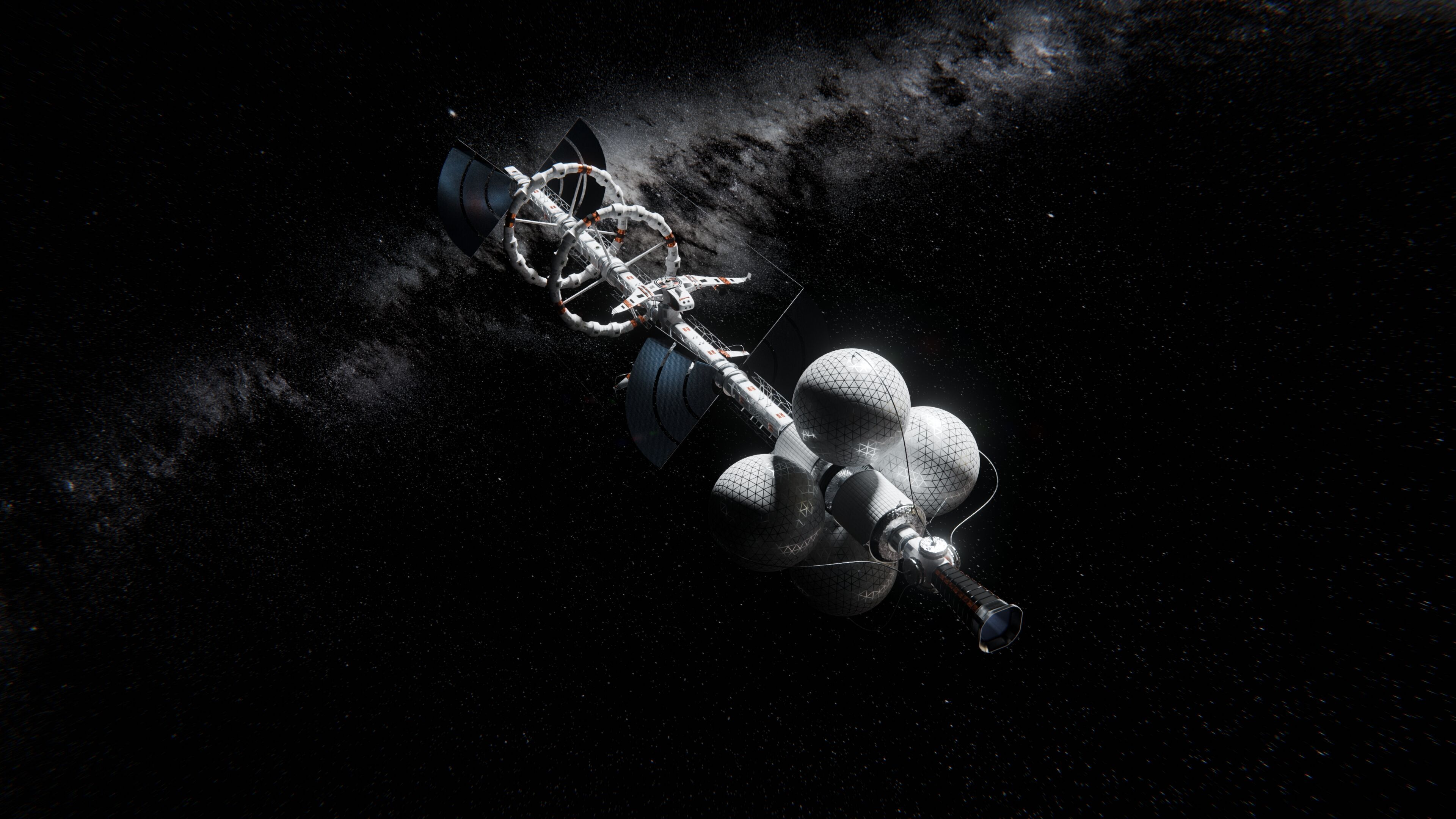 Spacecraft Explorer Animated SciFi 3D model_7